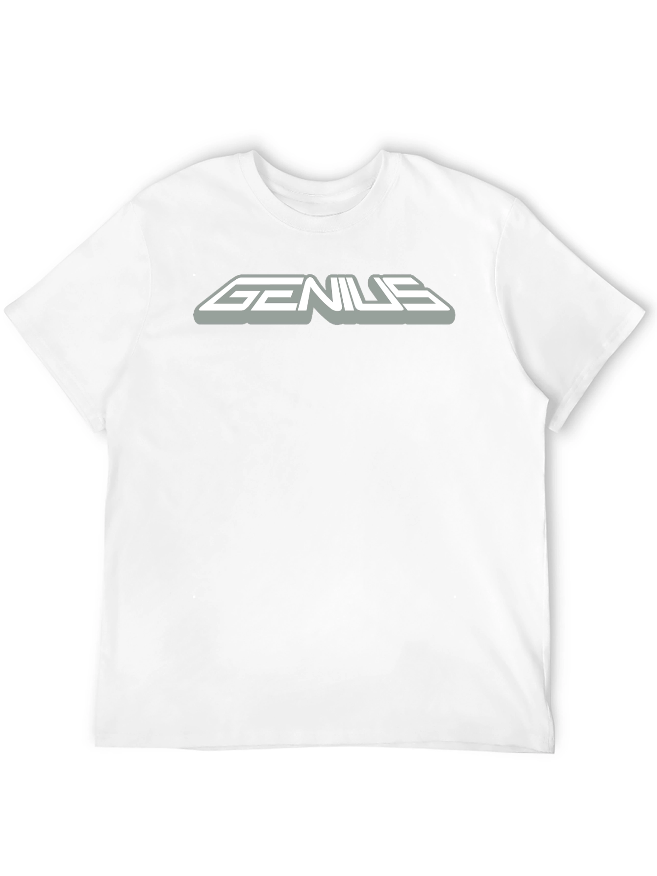 Genius Graphic Black T-Shirt for Men