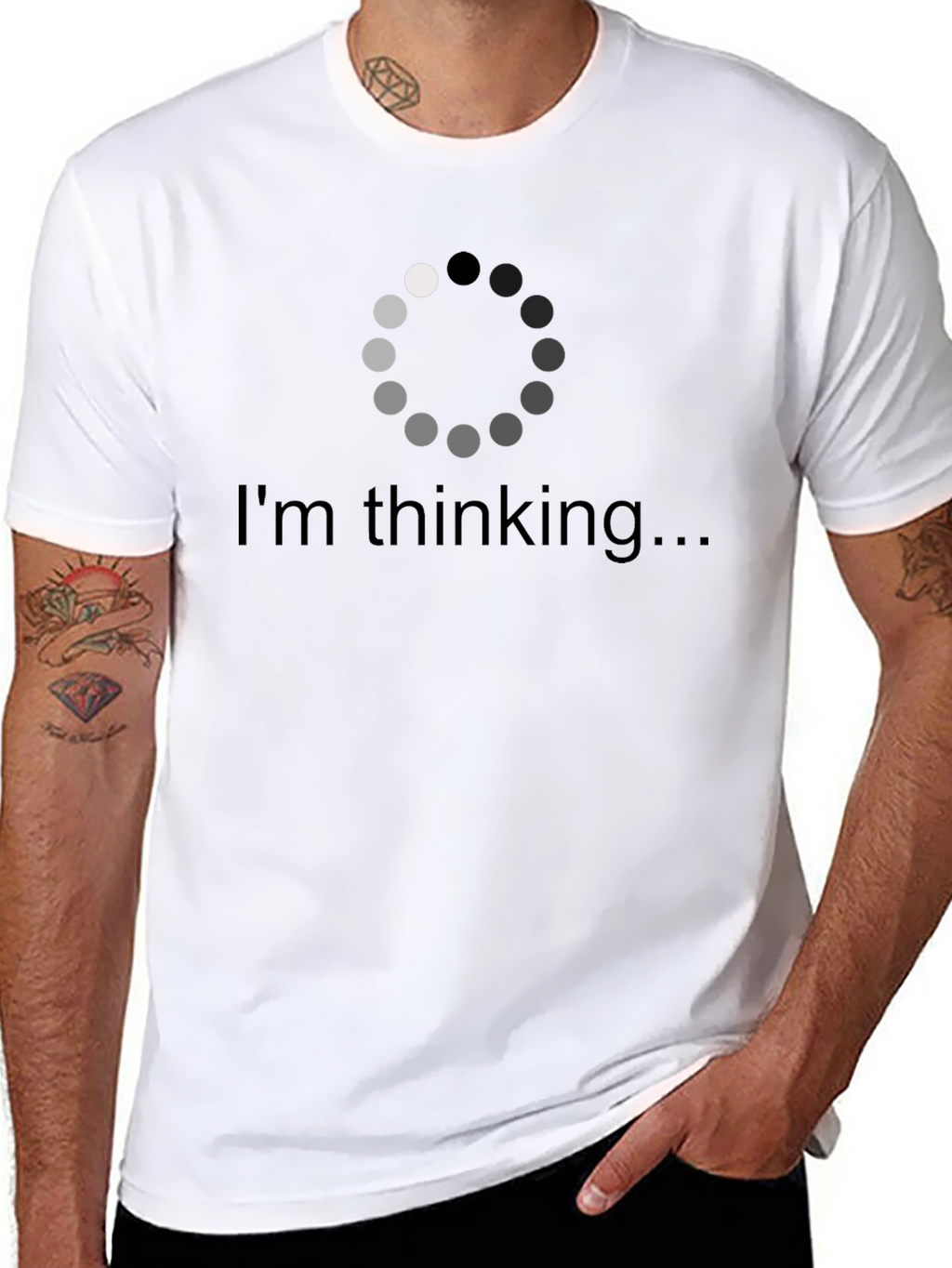 Im Thinking T-Shirt - Loading Brain Tee