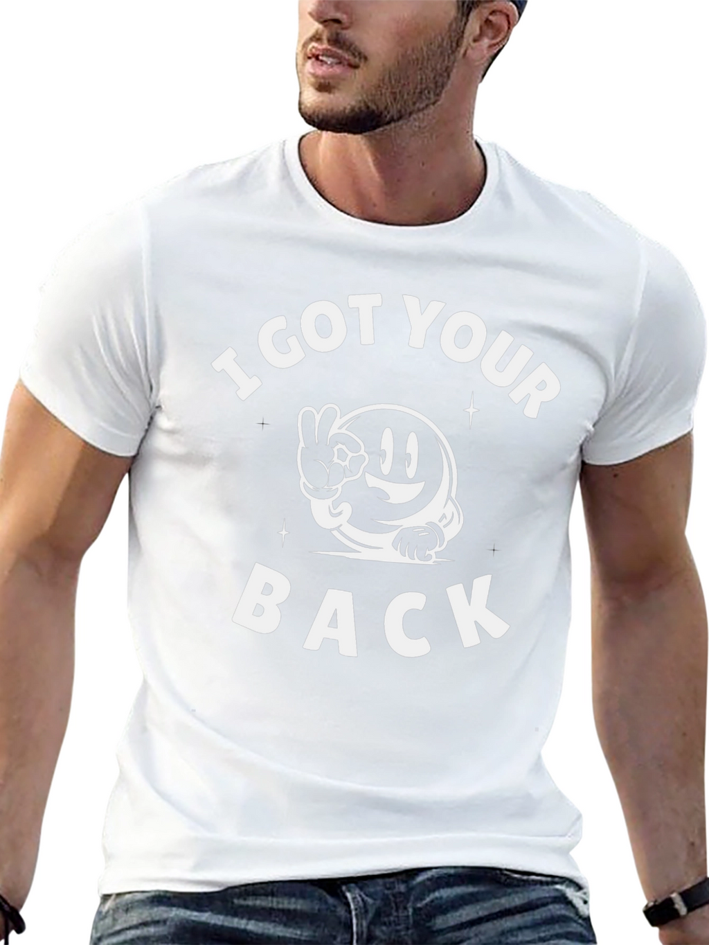 I Got Your Back Graphic Tee - Black