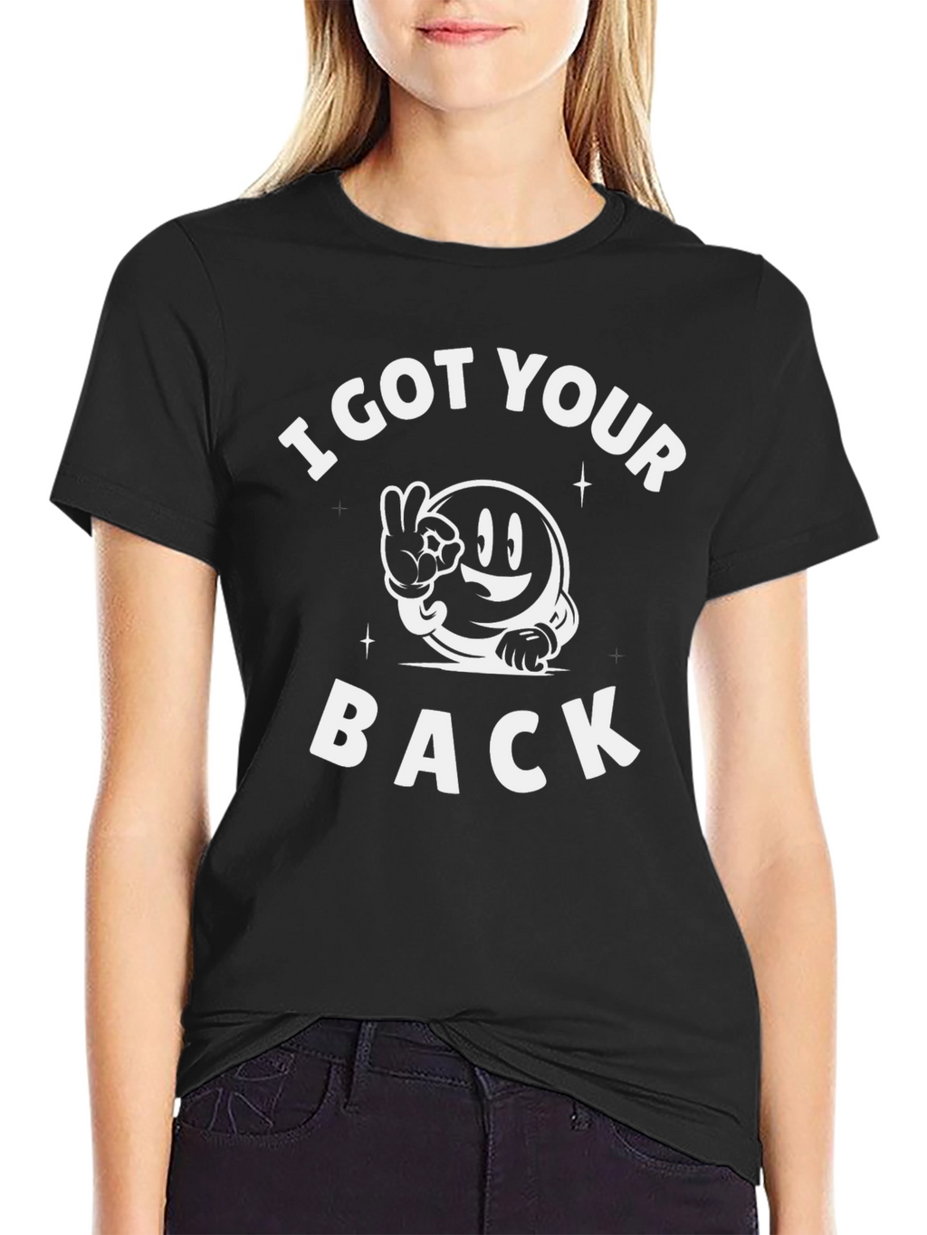 I Got Your Back Graphic Tee - Black
