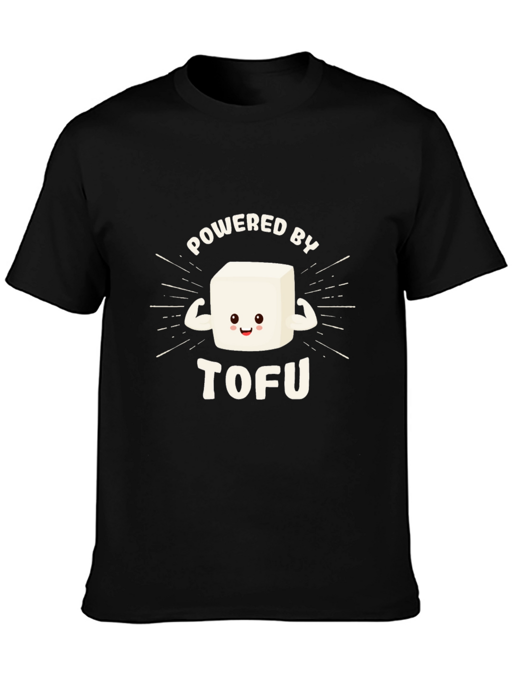 Powered by Tofu Graphic Tee - Vegan Strength