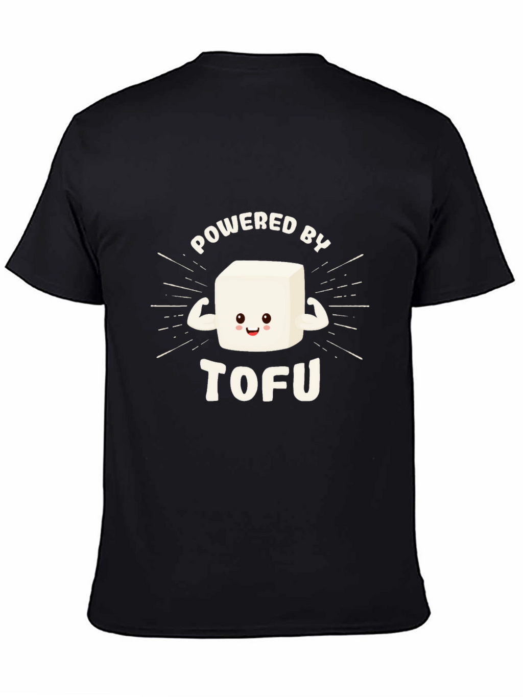 Powered by Tofu Graphic Tee - Vegan Strength