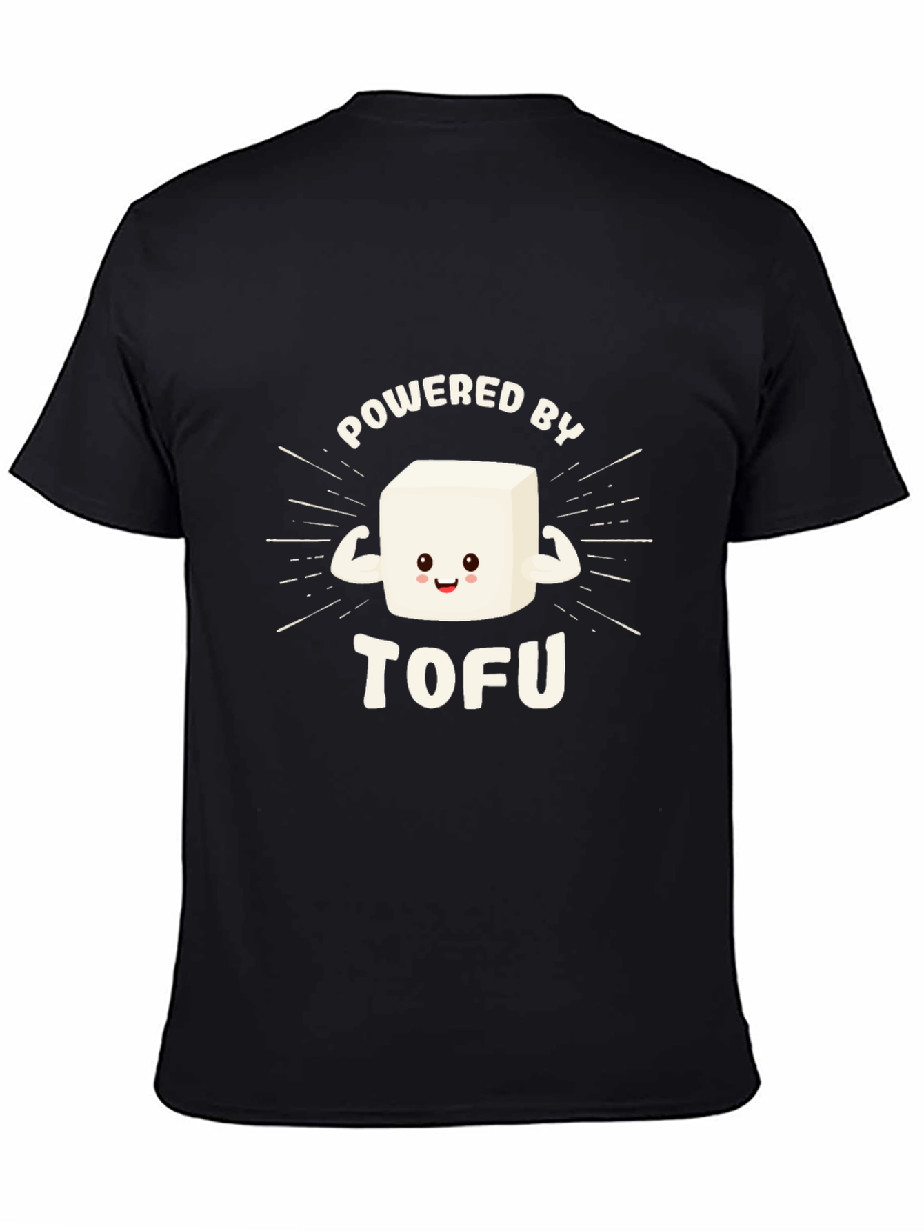 Powered by Tofu Graphic Tee - Vegan Strength