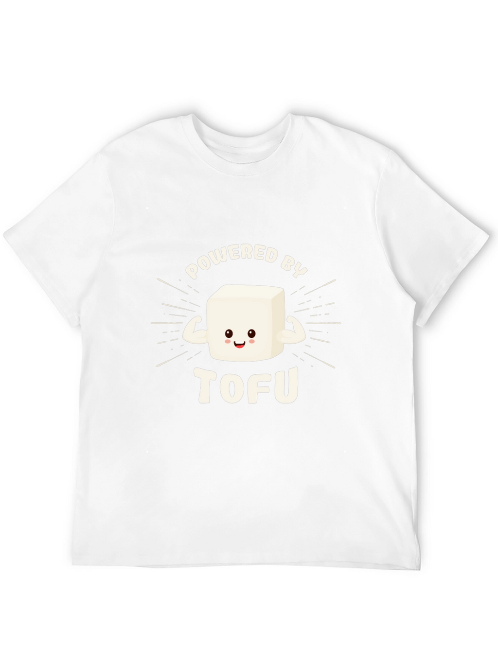 Powered by Tofu Graphic Tee - Vegan Strength