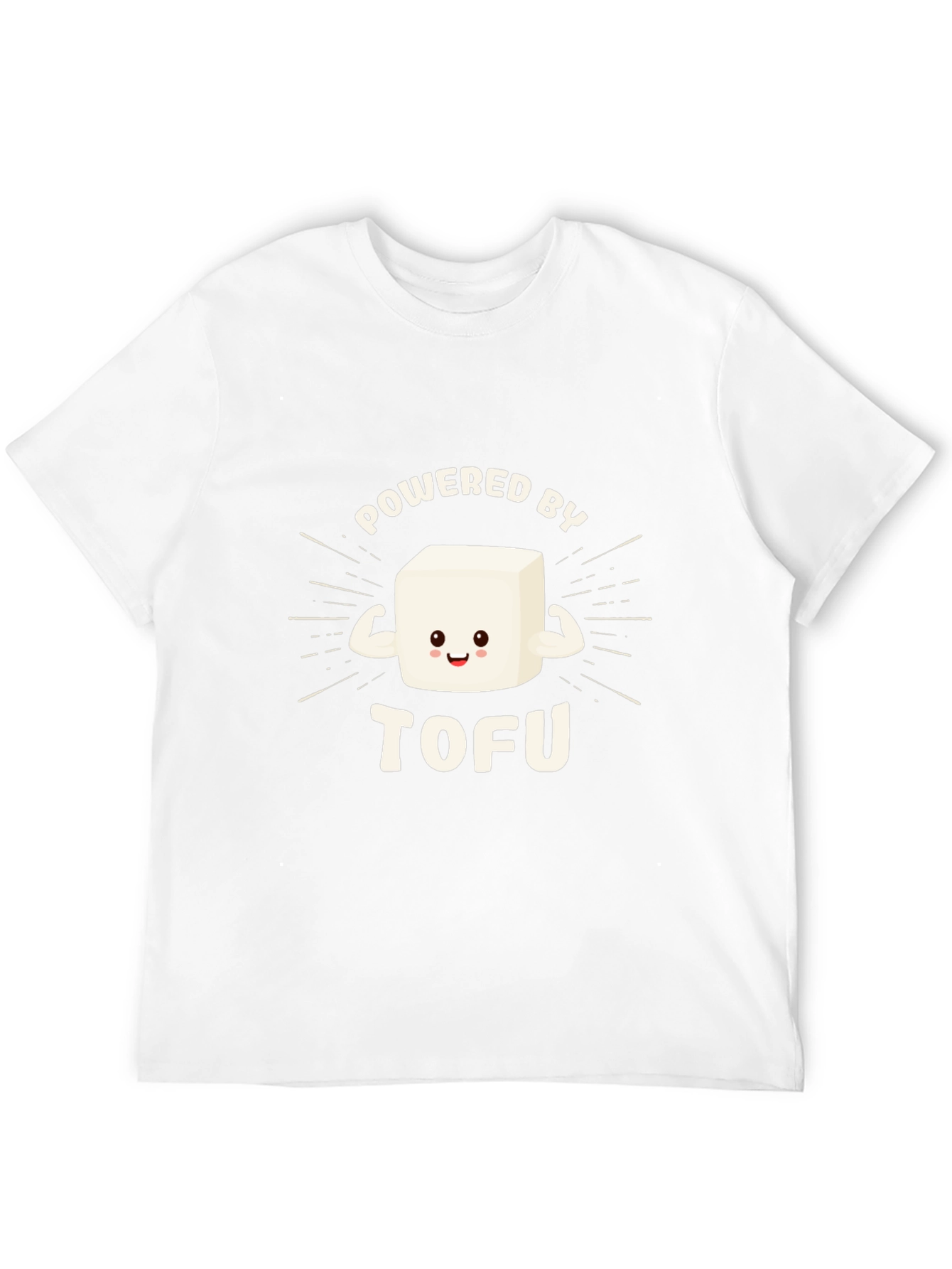 Powered by Tofu Graphic Tee - Vegan Strength