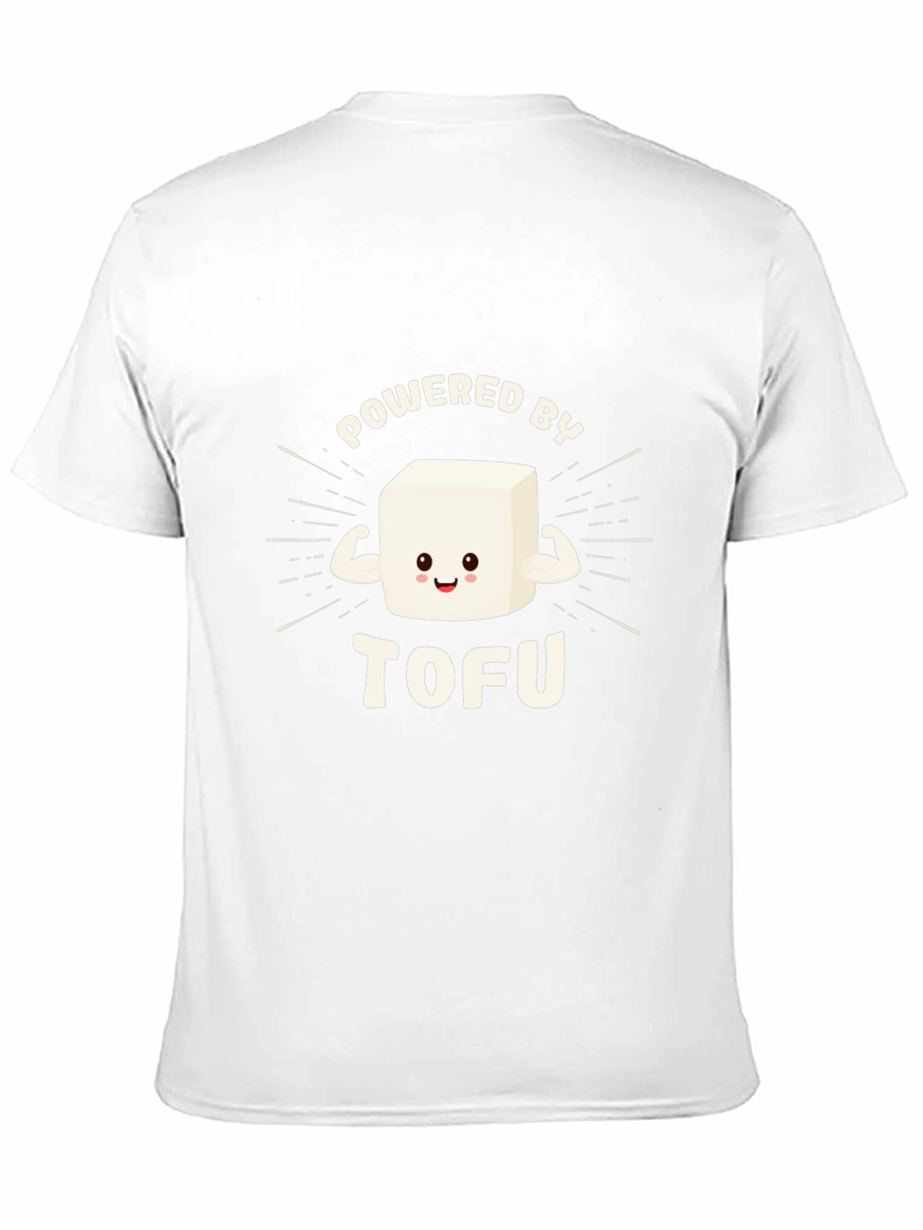 Powered by Tofu Graphic Tee - Vegan Strength
