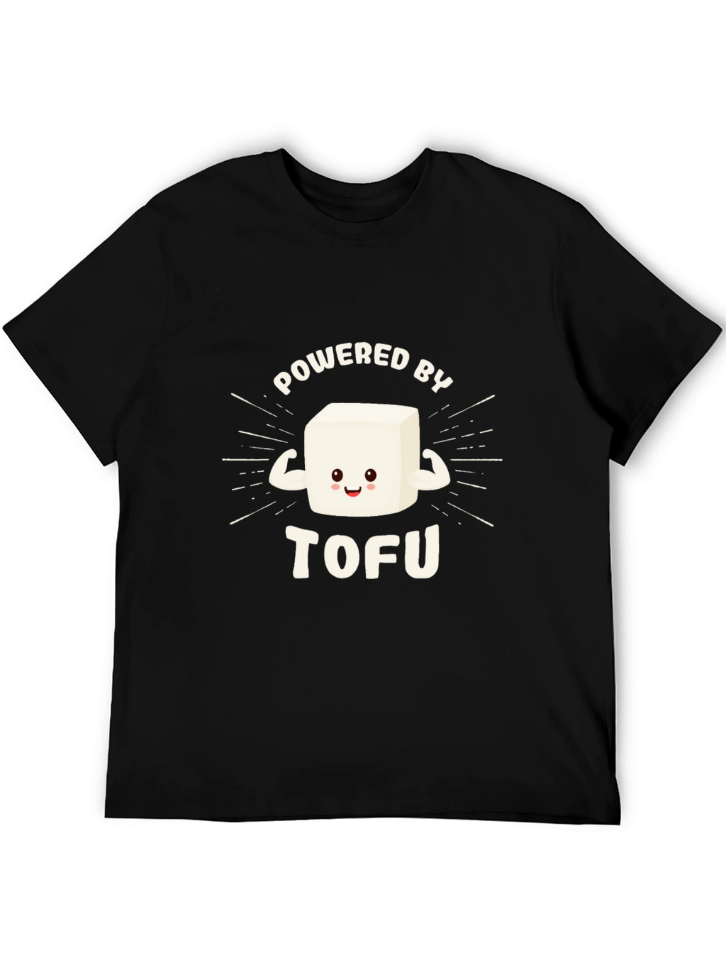 Powered by Tofu Graphic Tee - Vegan Strength