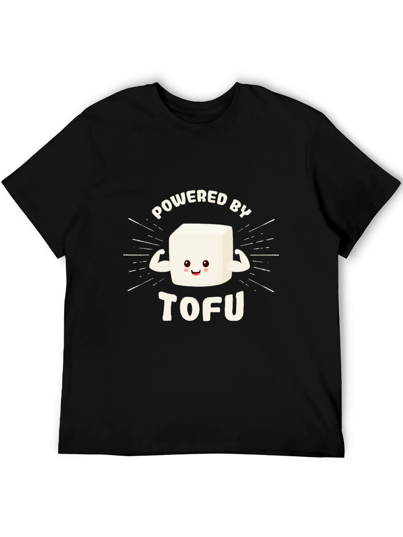 Powered by Tofu Graphic Tee - Vegan Strength