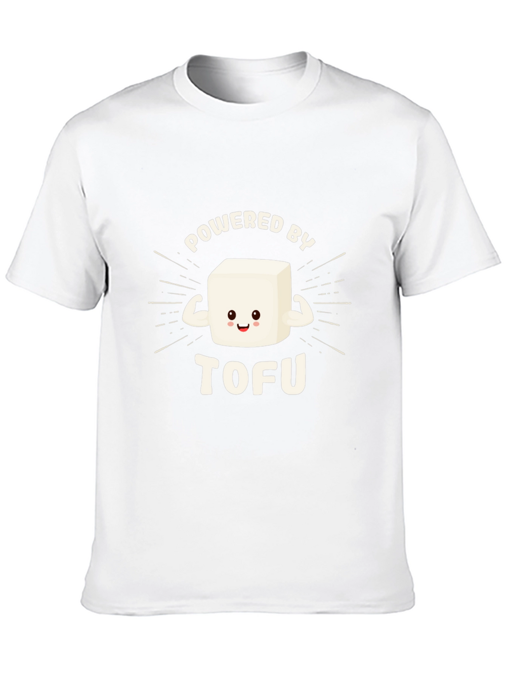 Powered by Tofu Graphic Tee - Vegan Strength