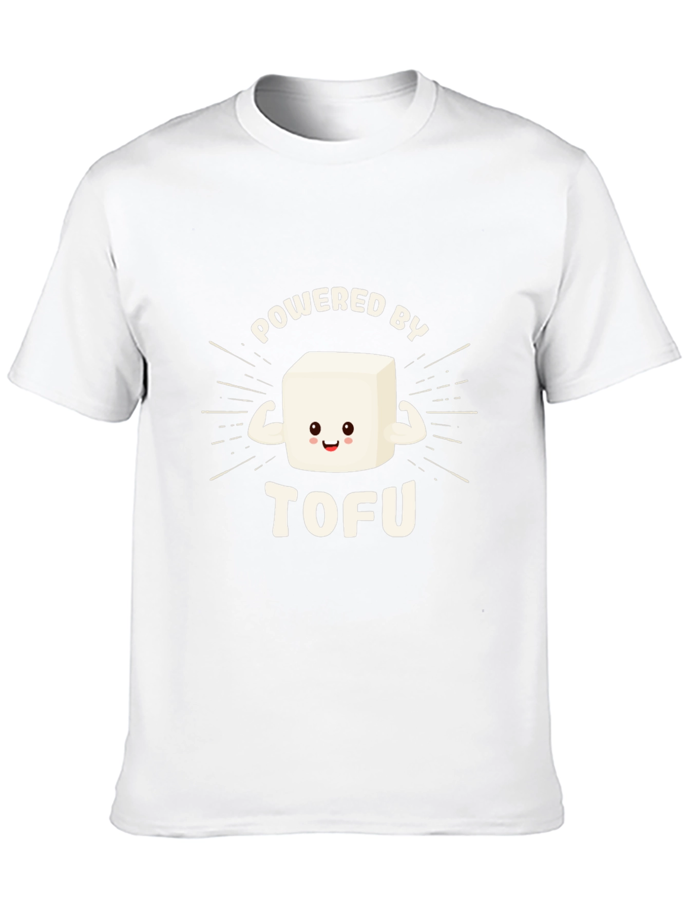 Powered by Tofu Graphic Tee - Vegan Strength