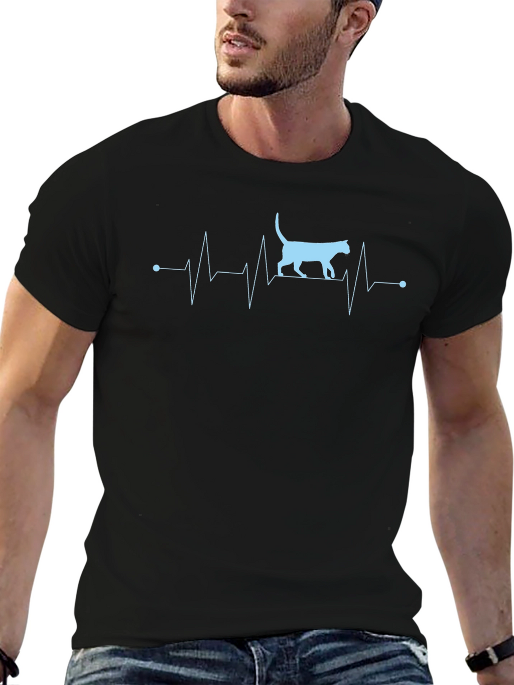 Cat Heartbeat T-Shirt