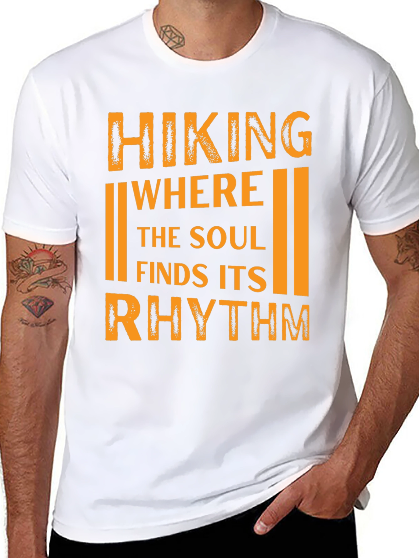 Hiking Soul Rhythm Graphic T-Shirt