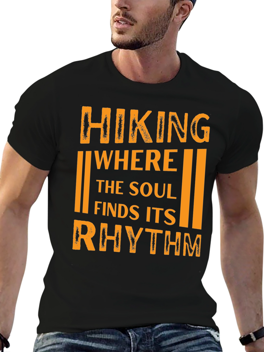 Hiking Soul Rhythm Graphic T-Shirt
