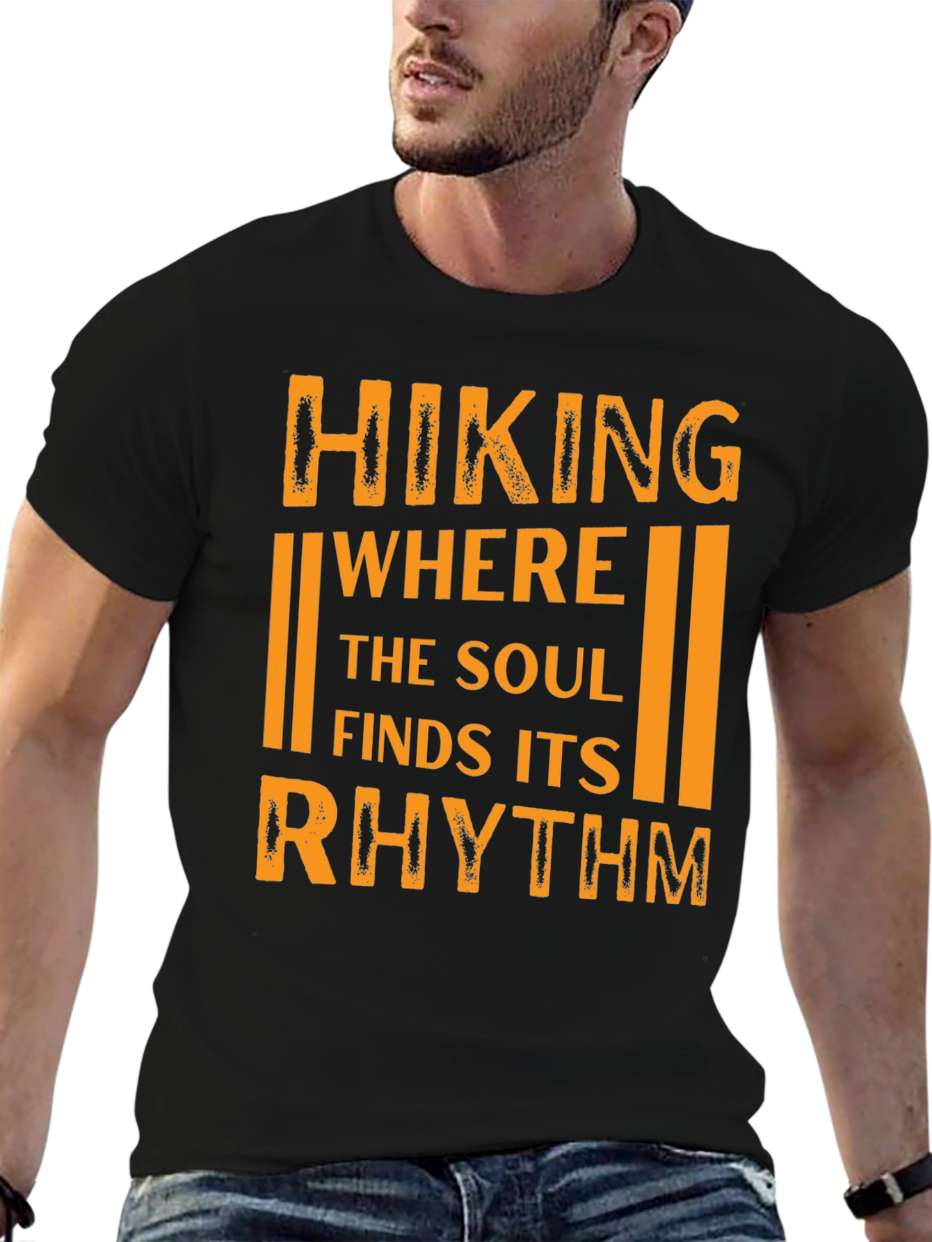 Hiking Soul Rhythm Graphic T-Shirt