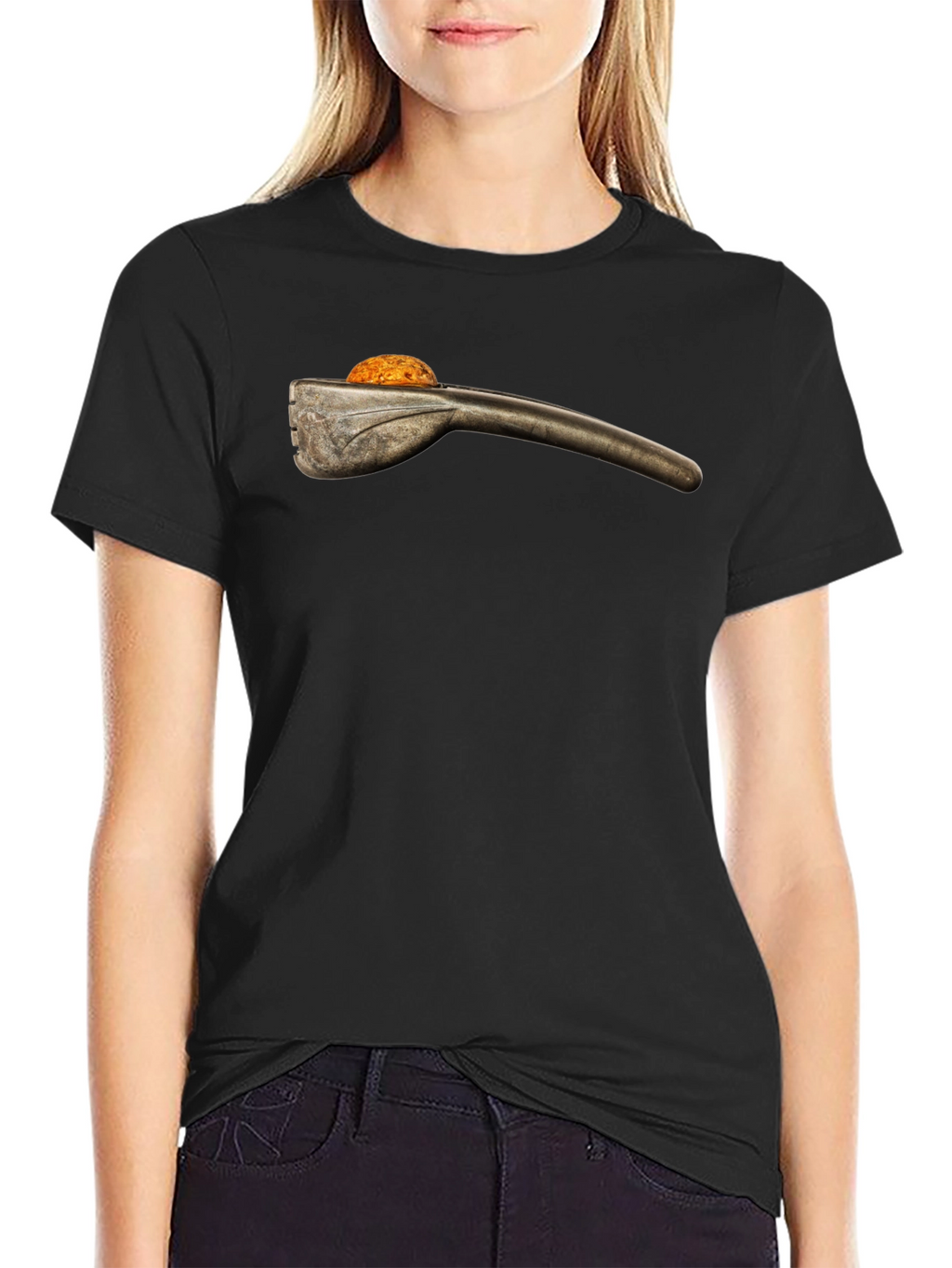 Retro Nutcracker Graphic Tee - Black