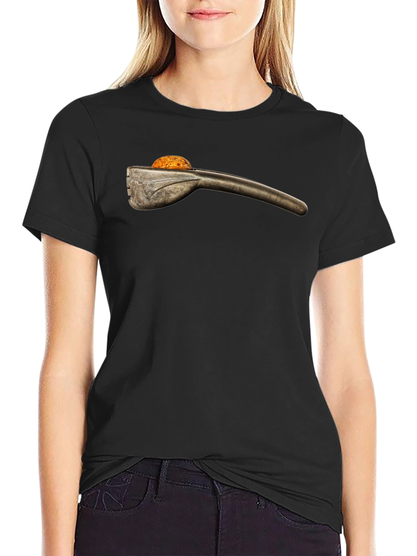 Retro Nutcracker Graphic Tee - Black