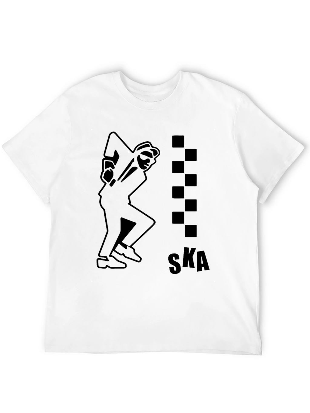 Ska Dancing Man Black T-Shirt