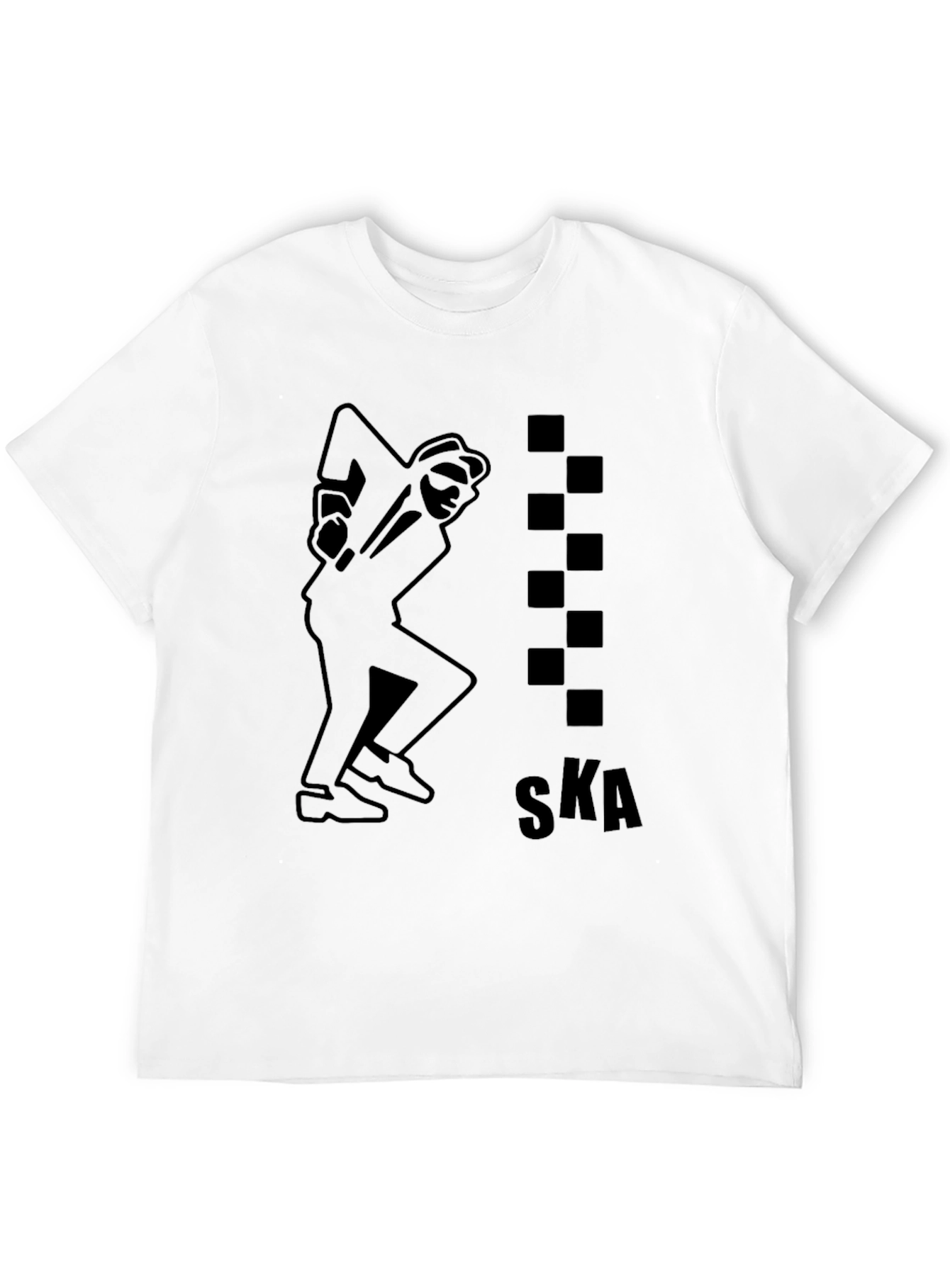 Ska Dancing Man Black T-Shirt