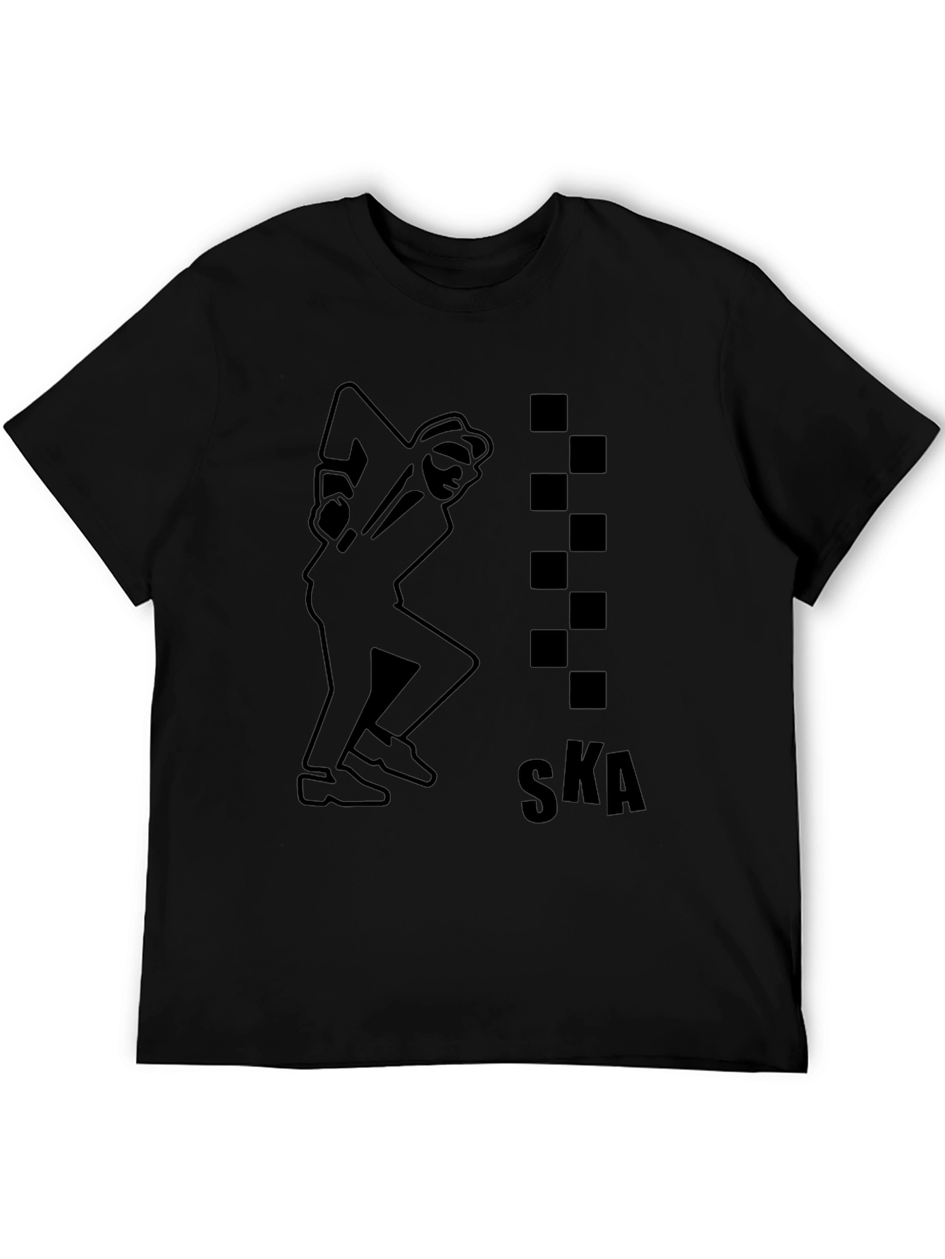 Ska Dancing Man Black T-Shirt