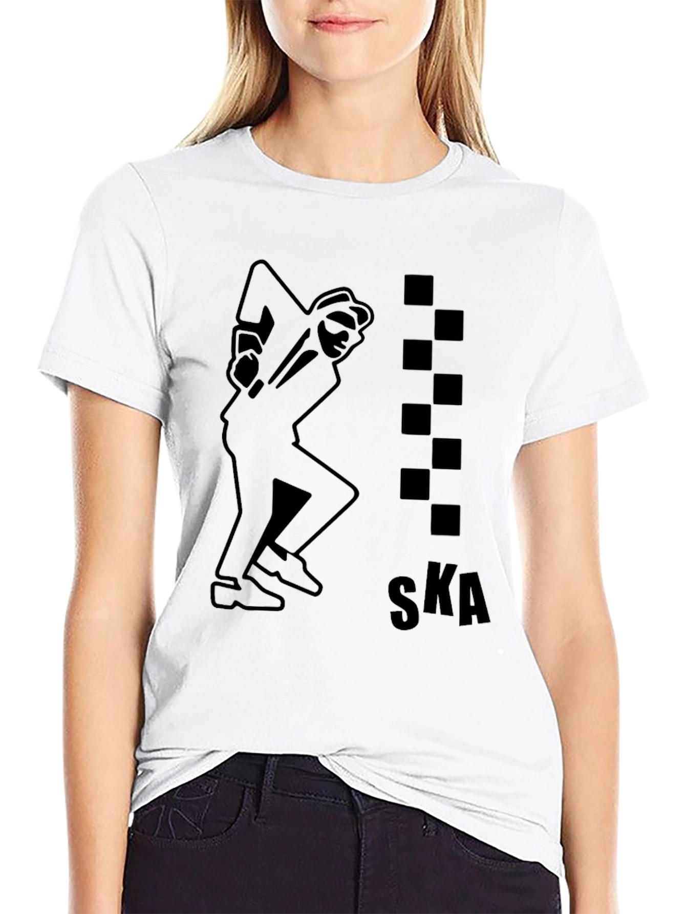 Ska Dancing Man Black T-Shirt