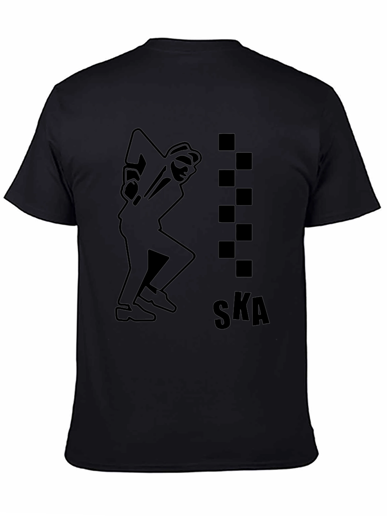 Ska Dancing Man Black T-Shirt
