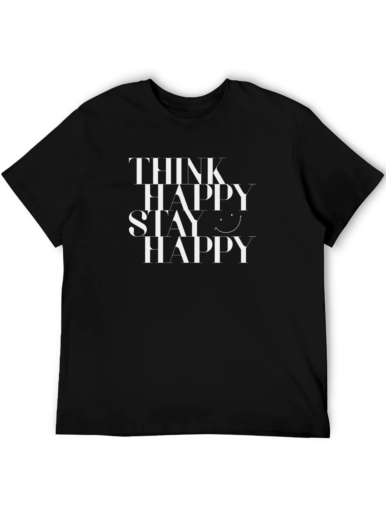 Think Happy Stay Happy Graphic Tee