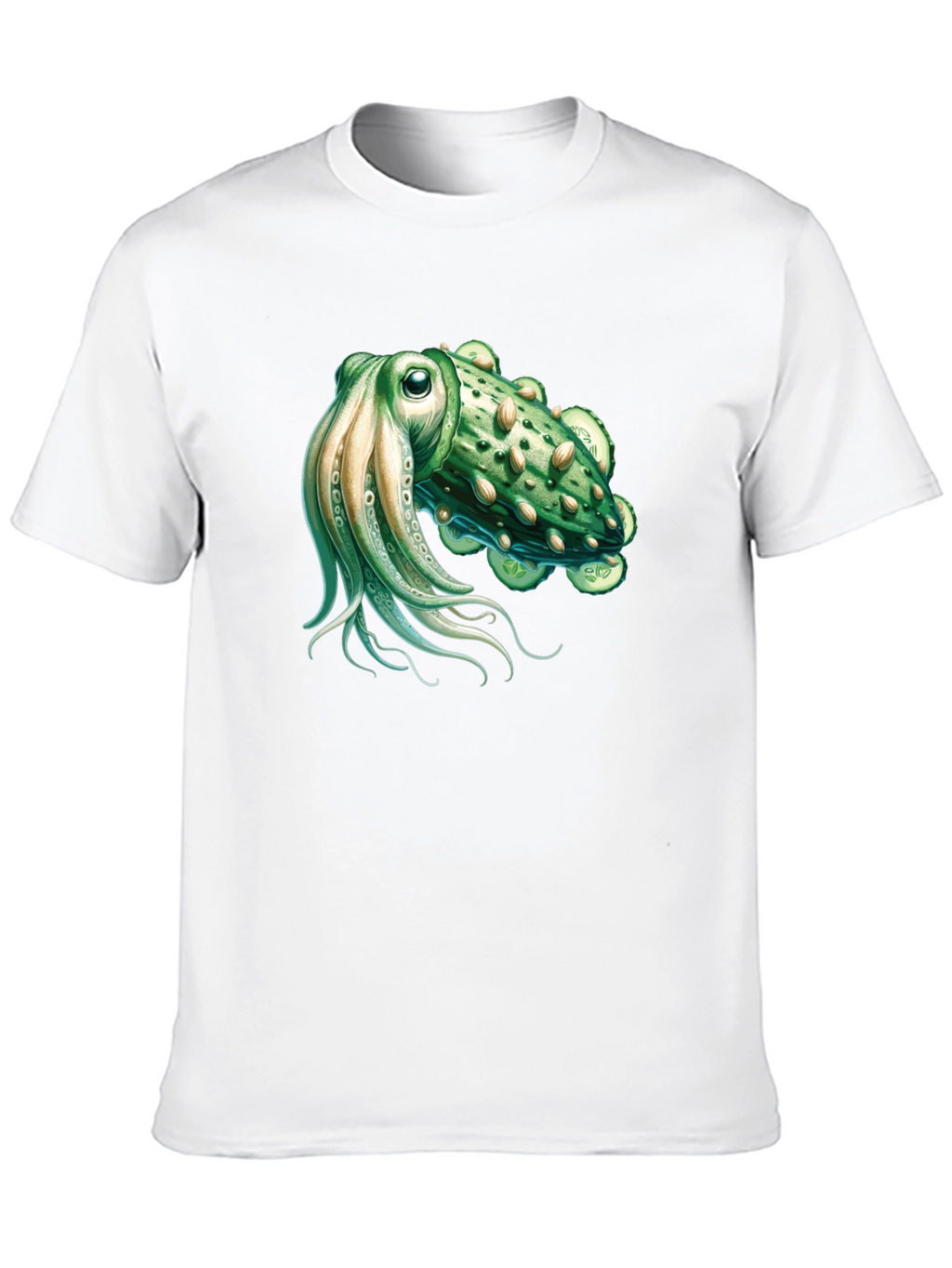 Cuttlefish Graphic Tee - Unique Sea Creature Design