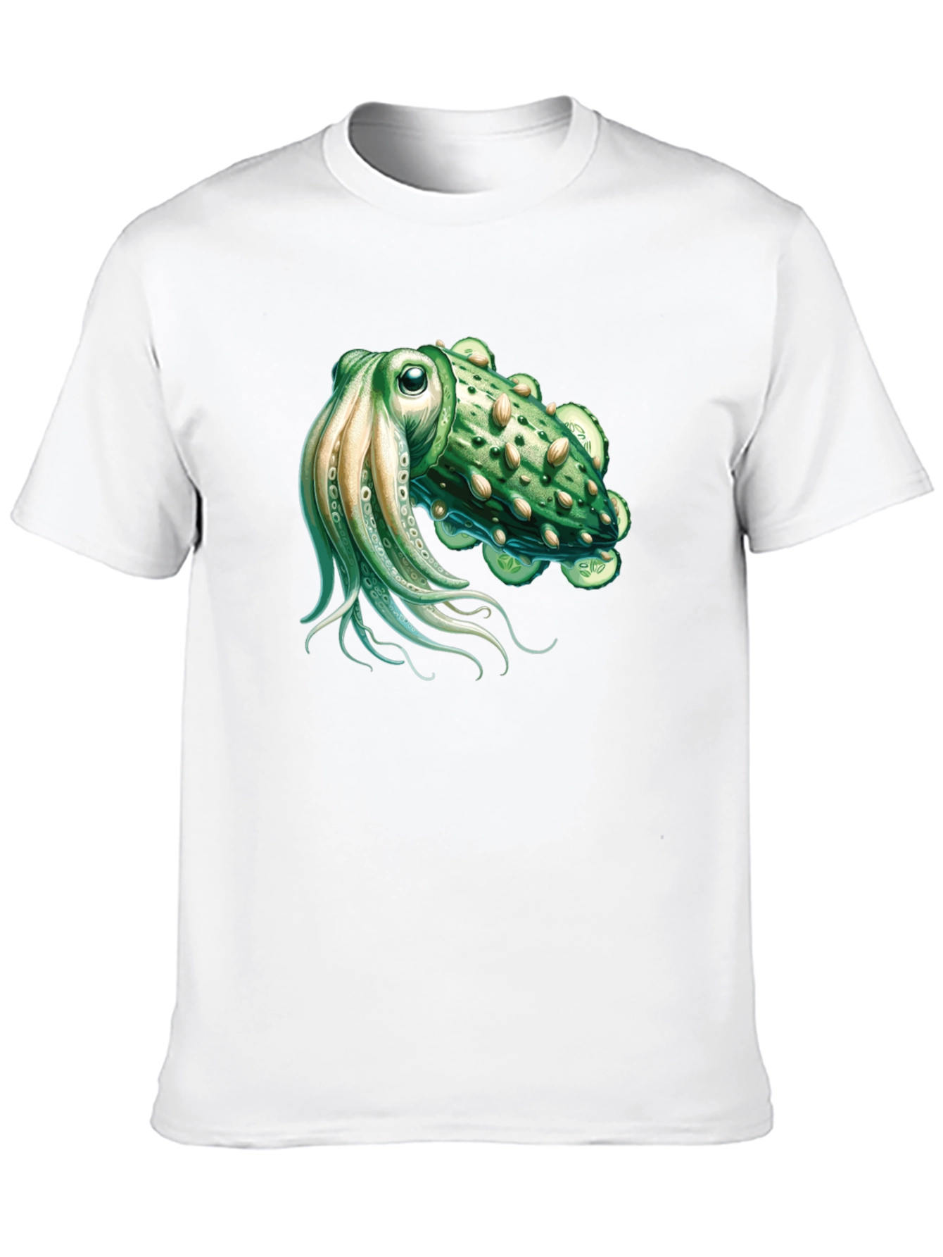 Cuttlefish Graphic Tee - Unique Sea Creature Design