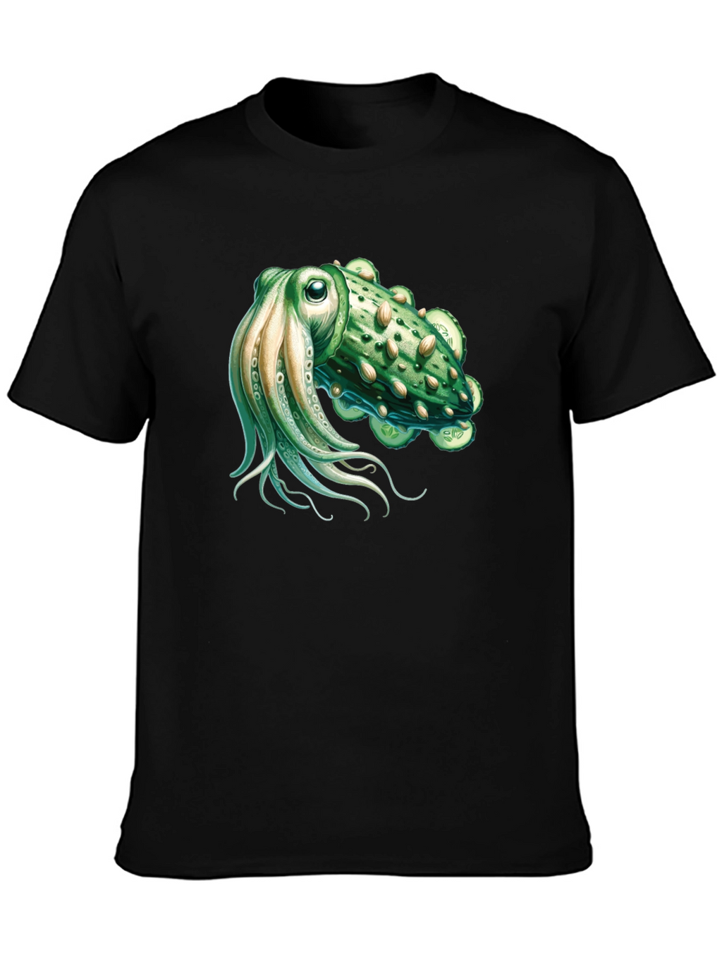 Cuttlefish Graphic Tee - Unique Sea Creature Design