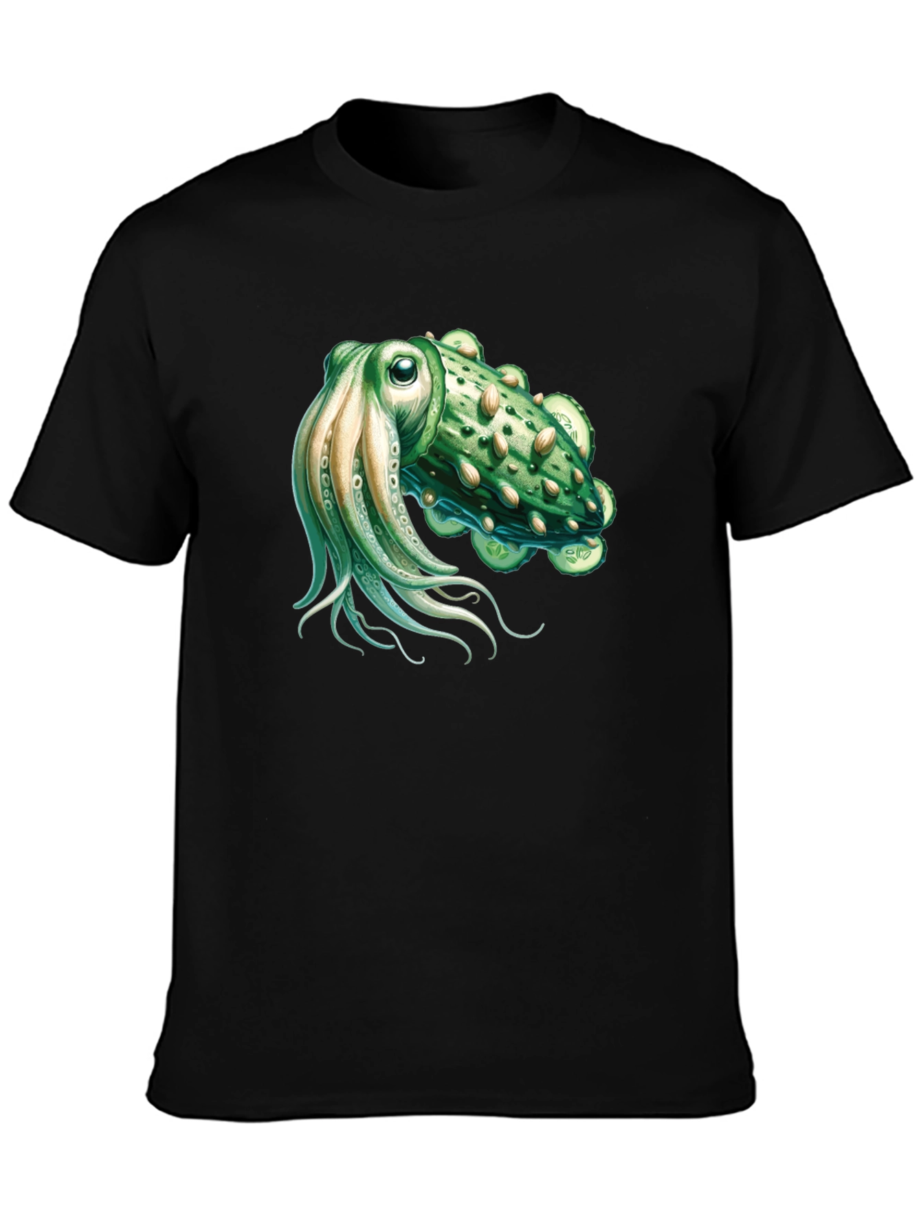 Cuttlefish Graphic Tee - Unique Sea Creature Design