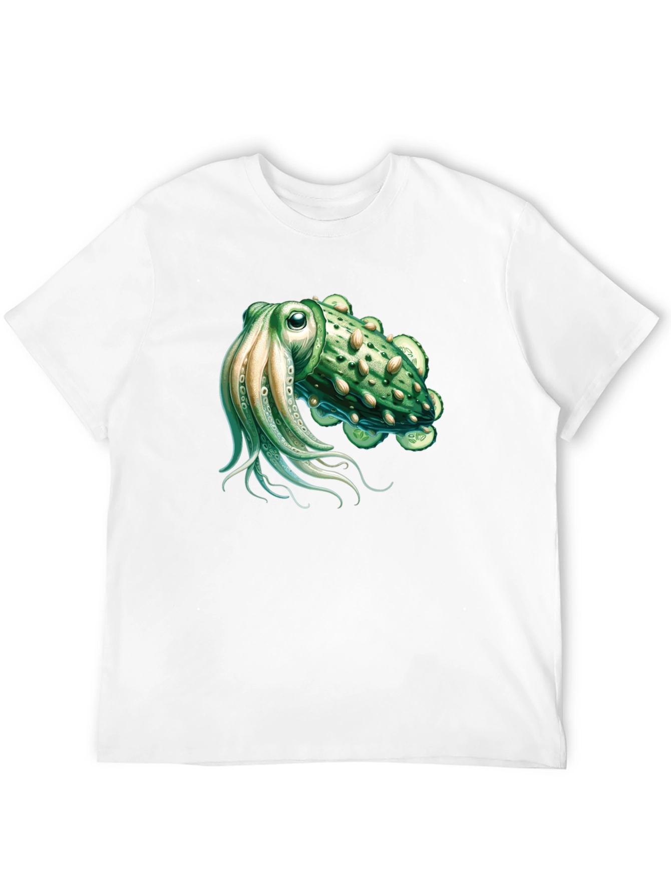 Cuttlefish Graphic Tee - Unique Sea Creature Design