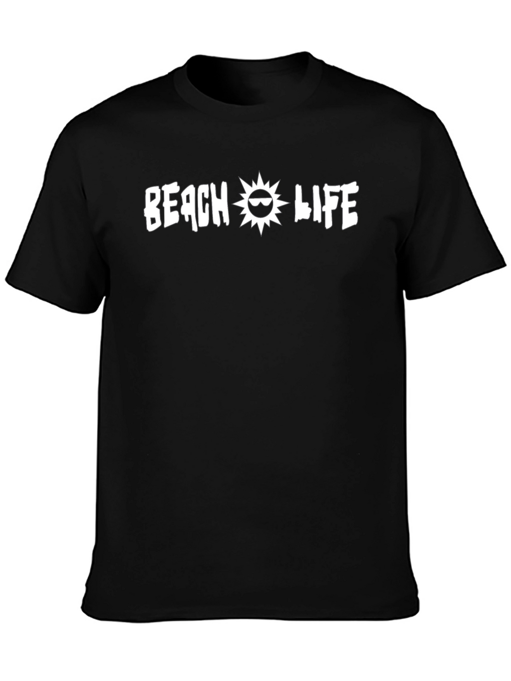Beach Life Graphic Tee - Black