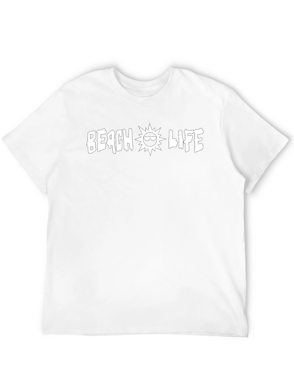 Beach Life Graphic Tee - Black