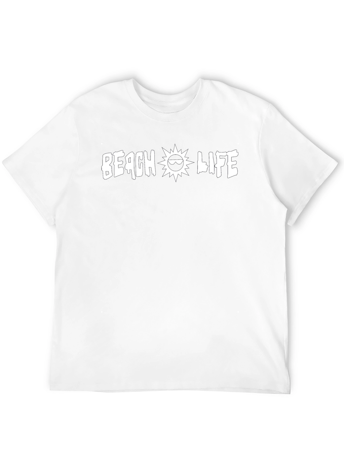 Beach Life Graphic Tee - Black