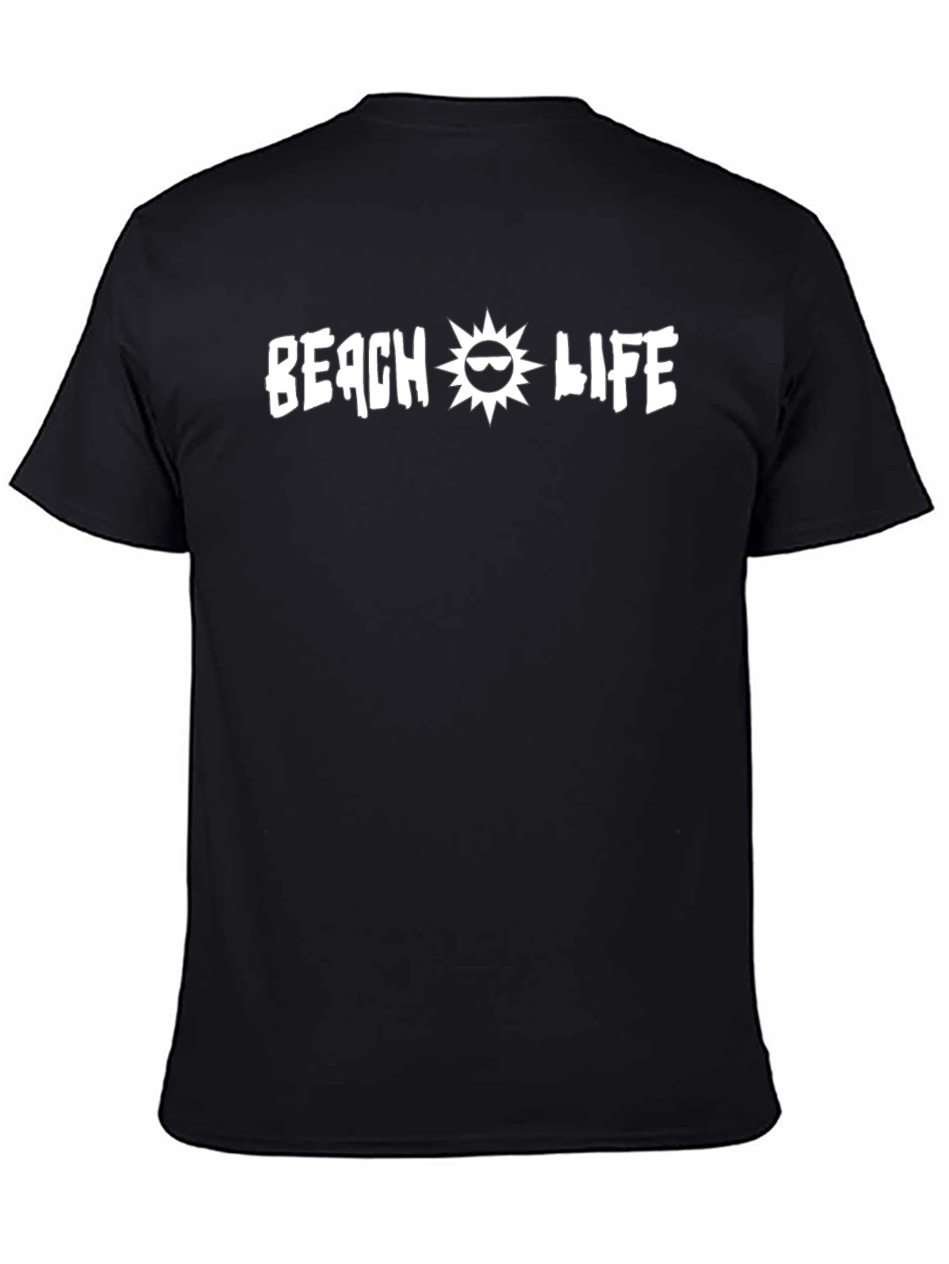 Beach Life Graphic Tee - Black