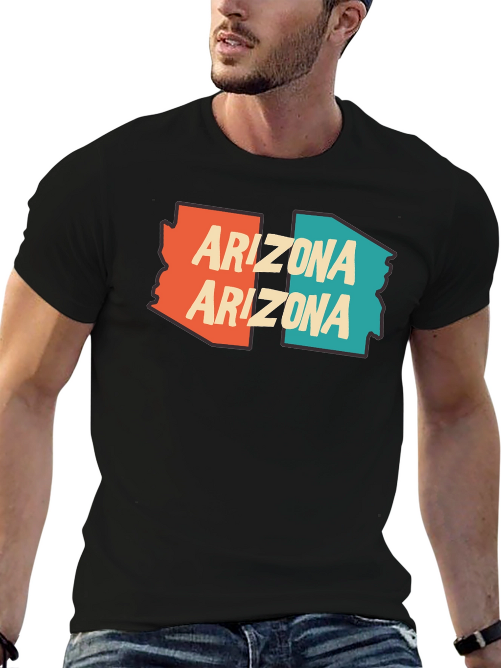 Arizona Graphic Tee - State Pride Black T-Shirt