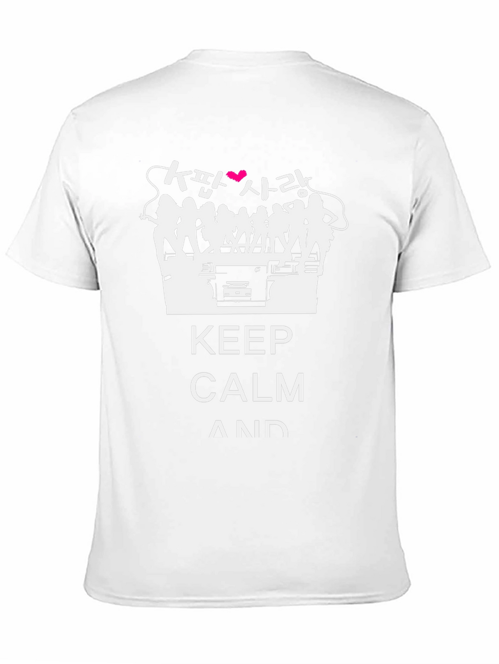 Keep Calm K-Pop Love Black T-Shirt