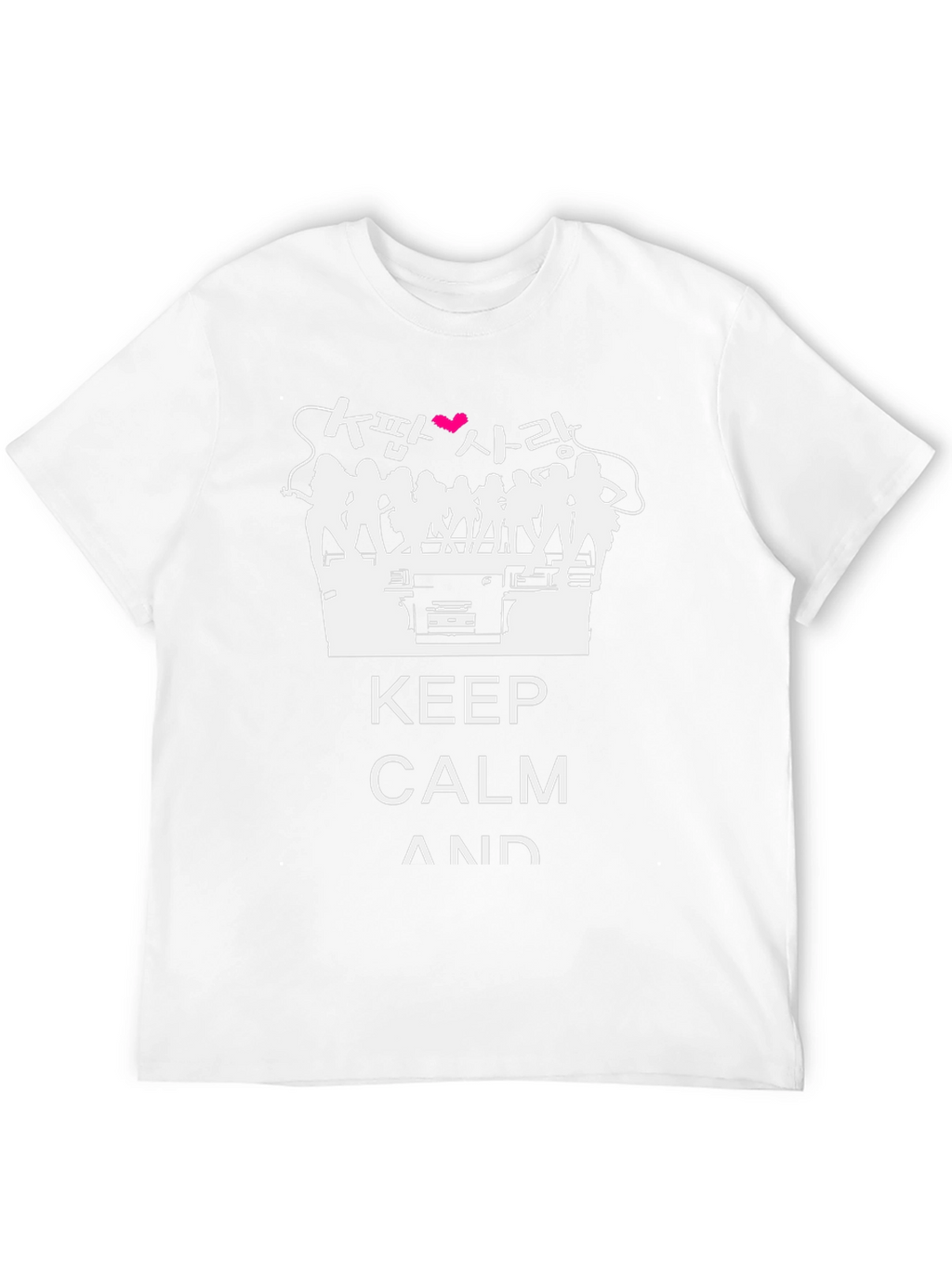 Keep Calm K-Pop Love Black T-Shirt