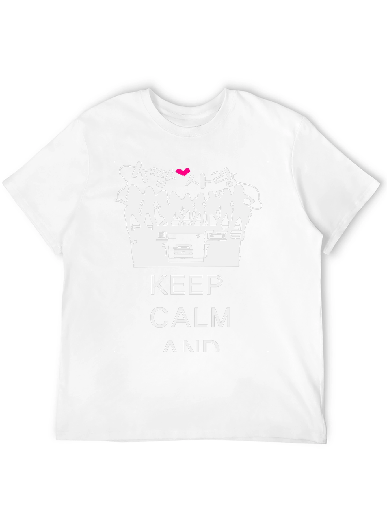 Keep Calm K-Pop Love Black T-Shirt