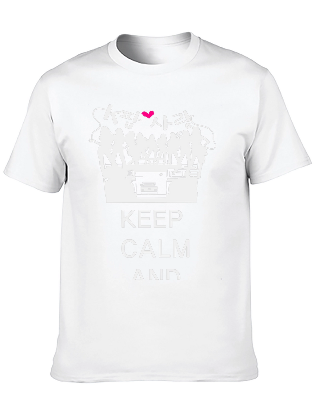 Keep Calm K-Pop Love Black T-Shirt