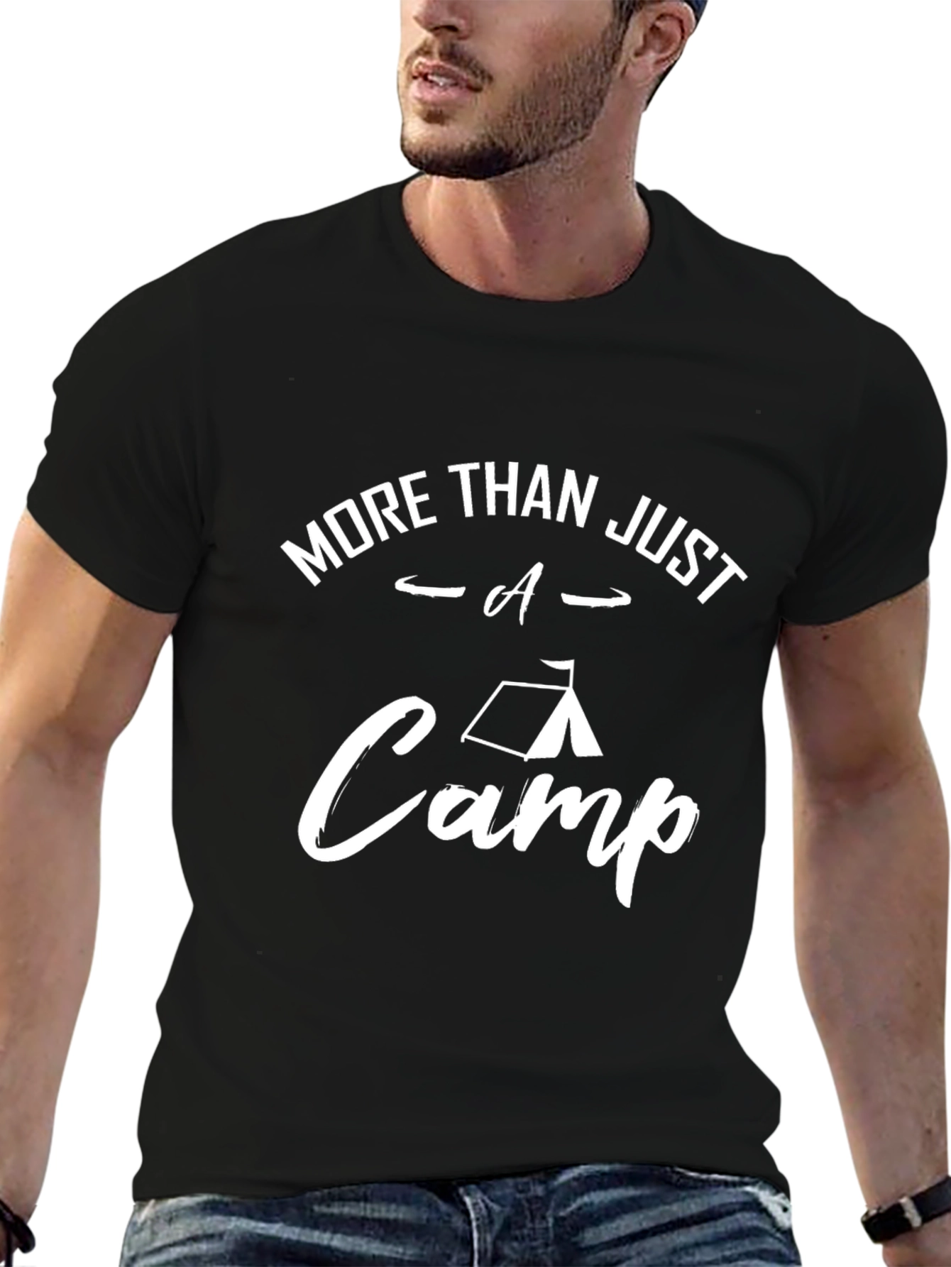More Than Just A Camp Black T-Shirt