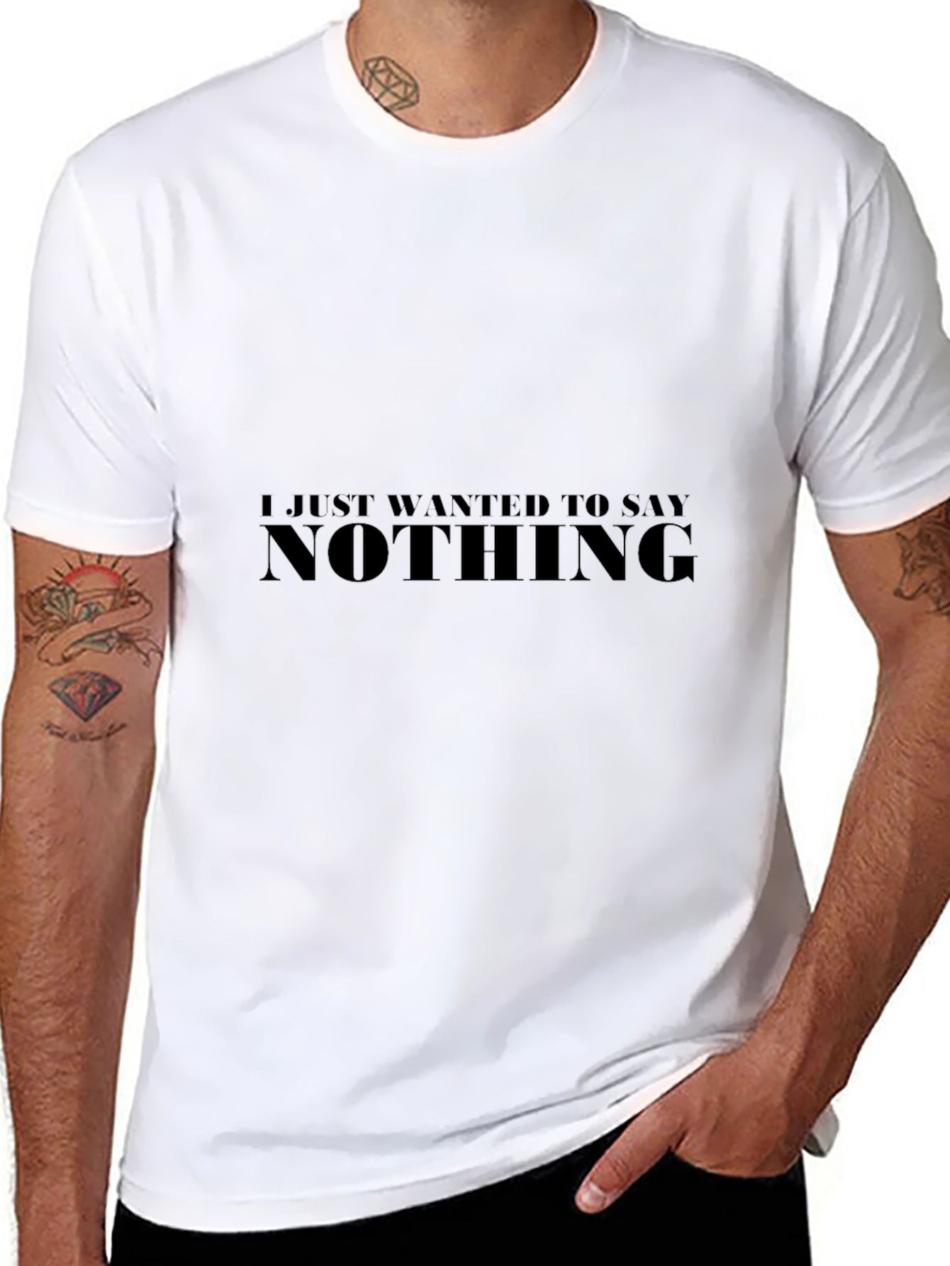 Nothing To Say Graphic Tee