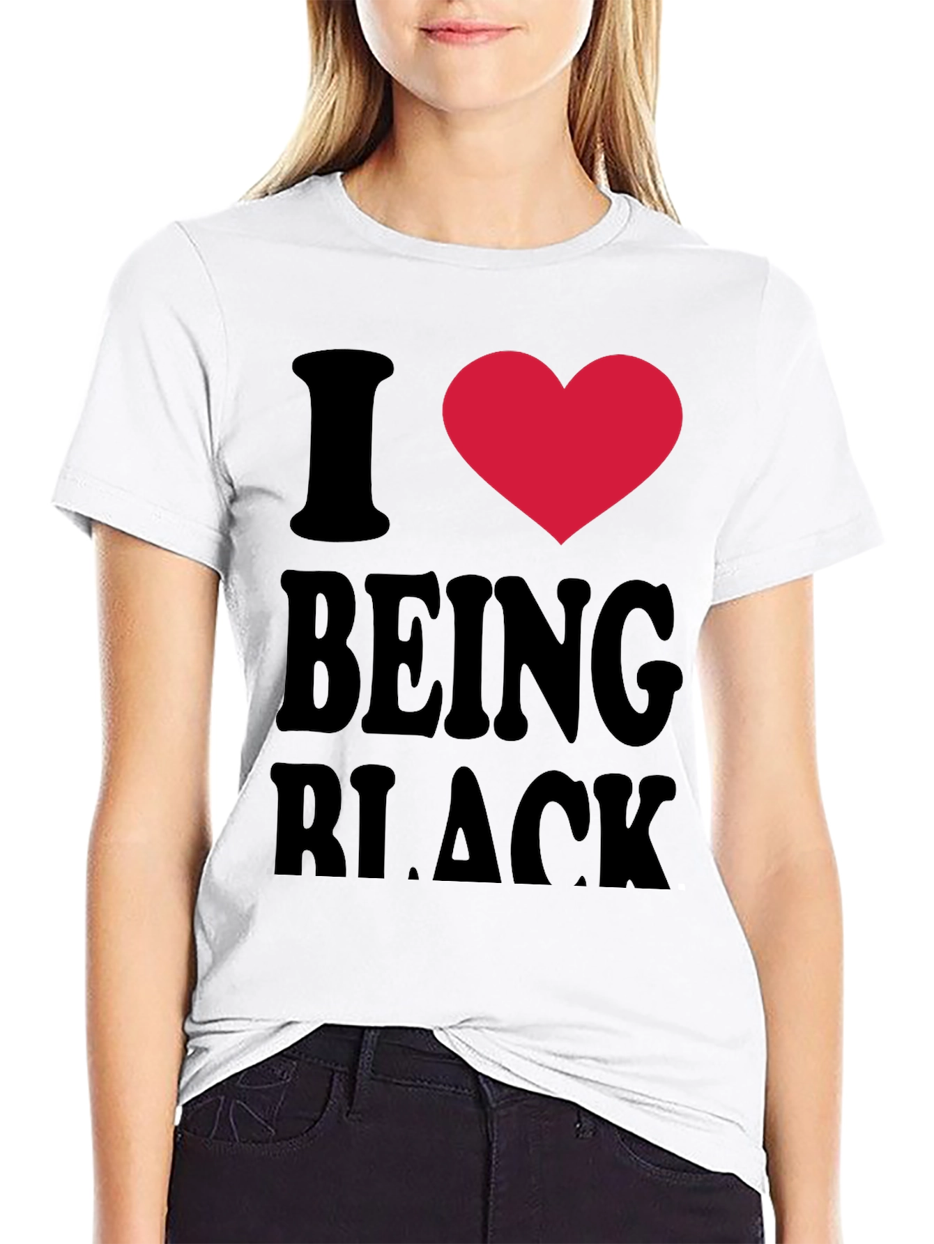 I Heart Being Black Graphic Tee