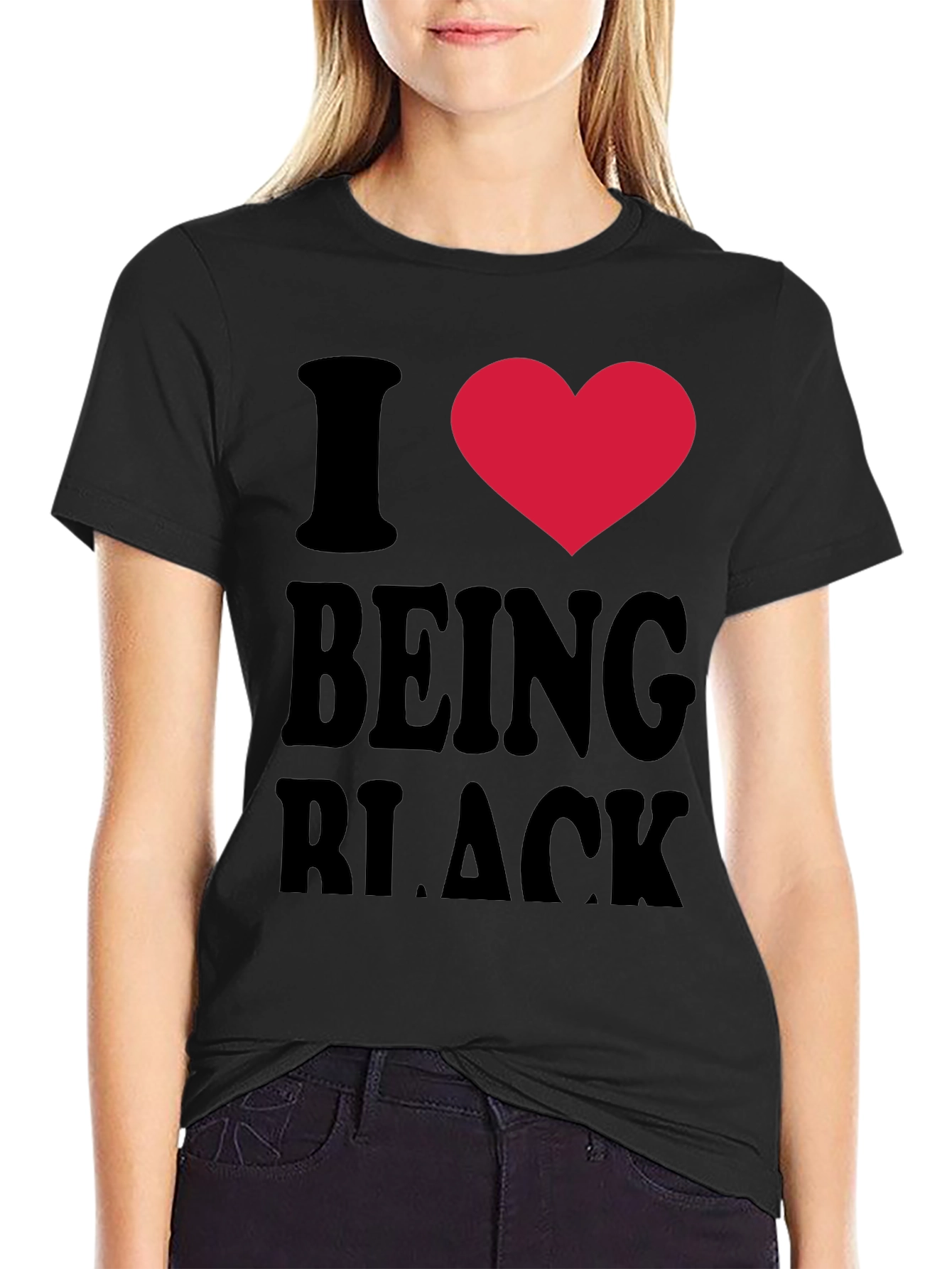 I Heart Being Black Graphic Tee