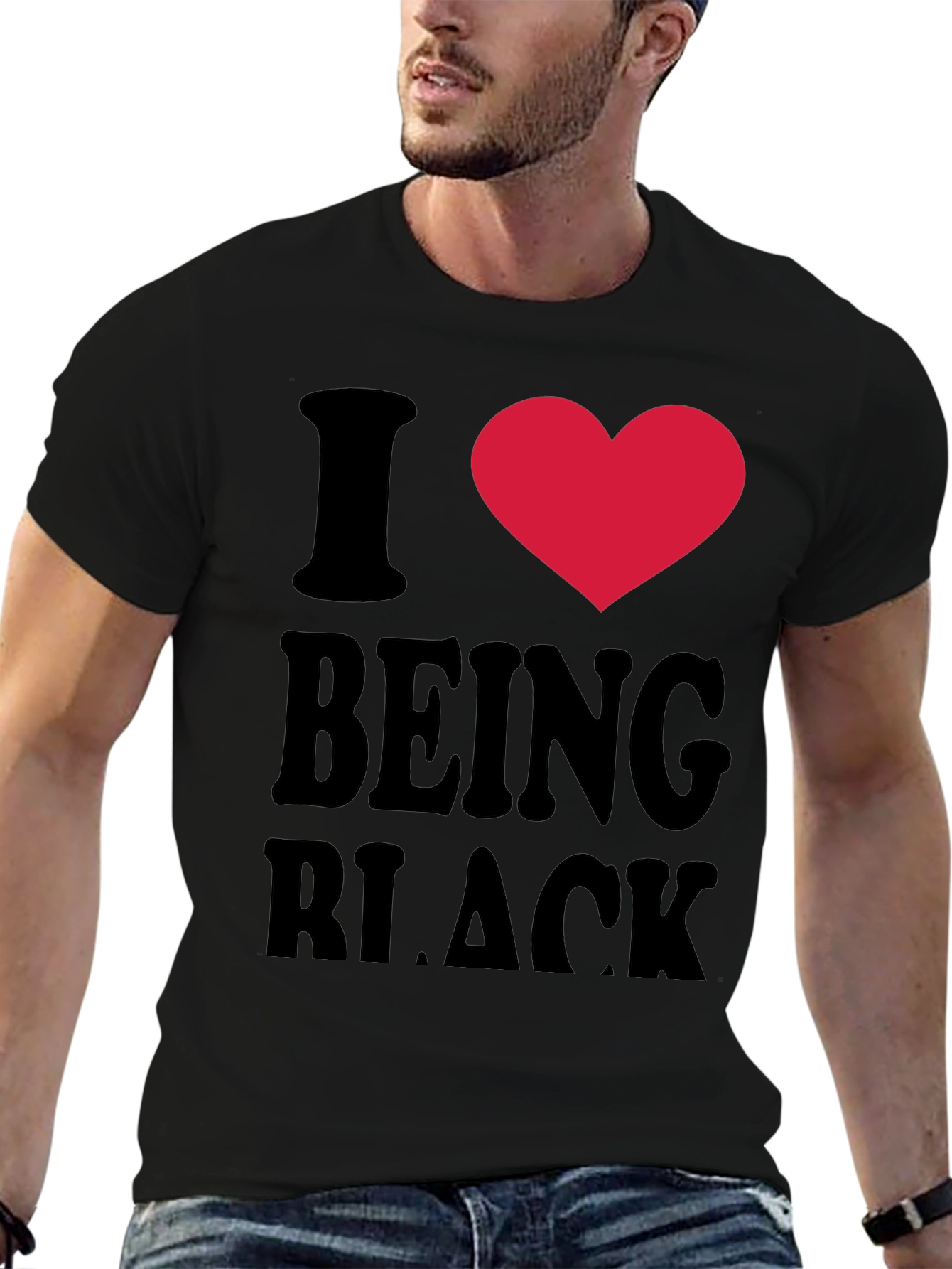I Heart Being Black Graphic Tee