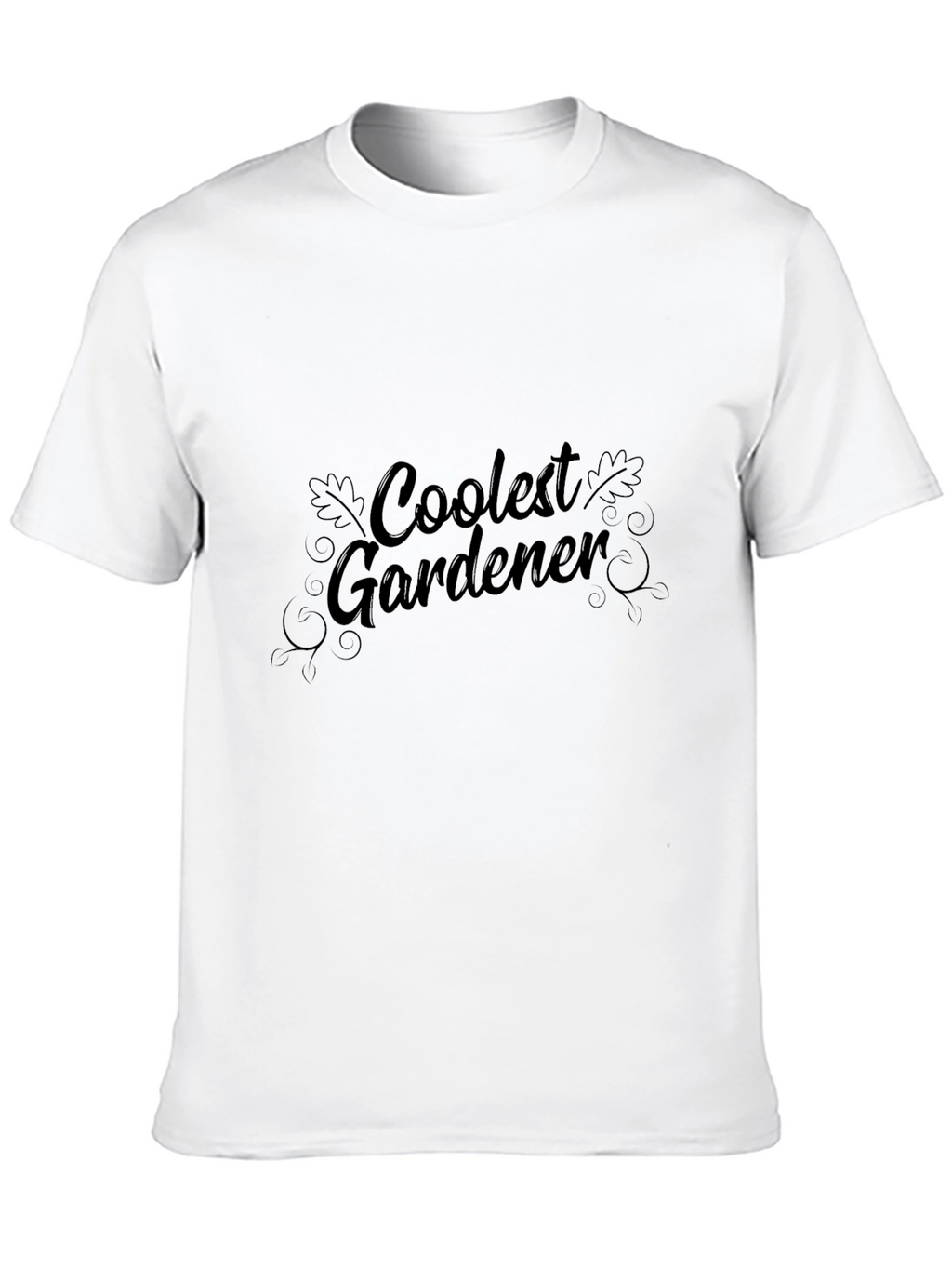 Coolest Gardener Black T-Shirt - Gardening Apparel