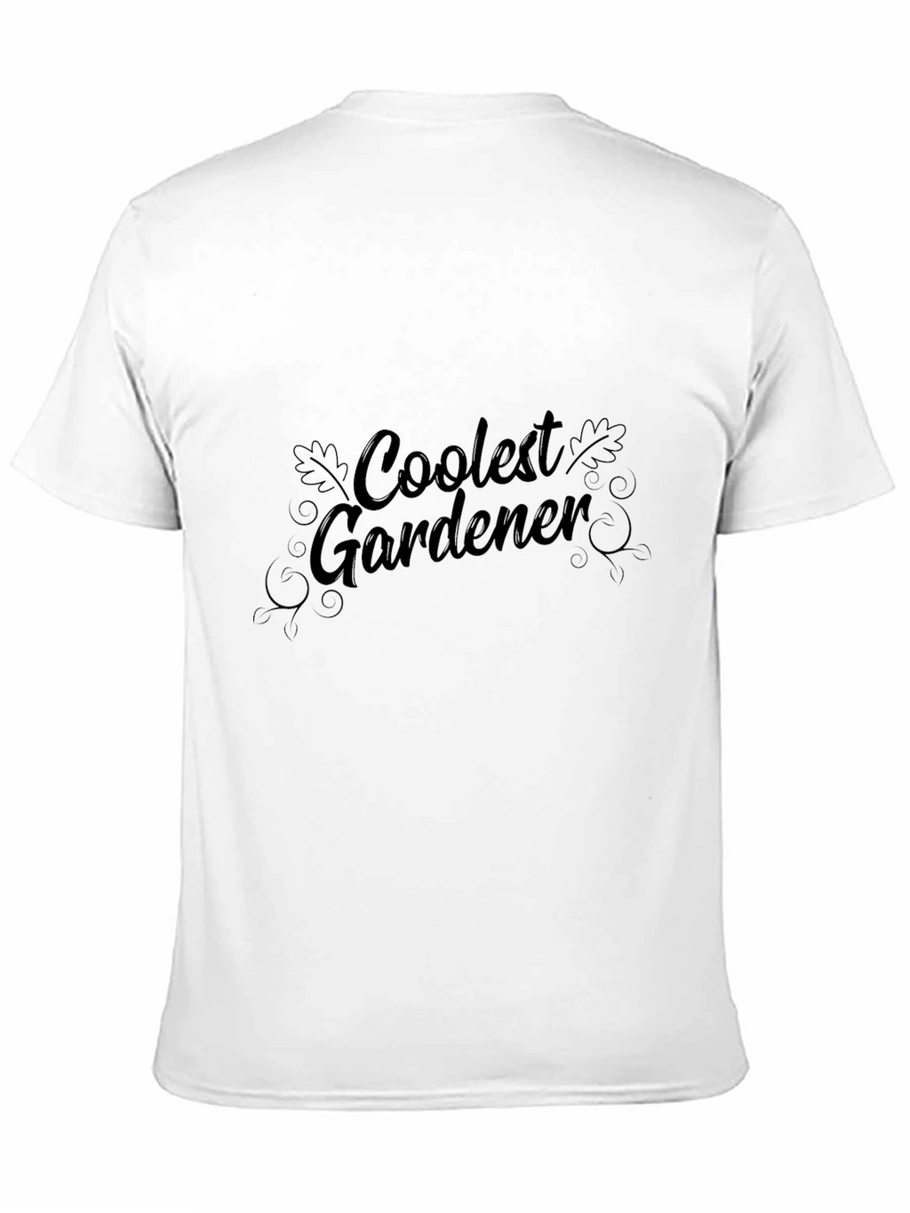 Coolest Gardener Black T-Shirt - Gardening Apparel