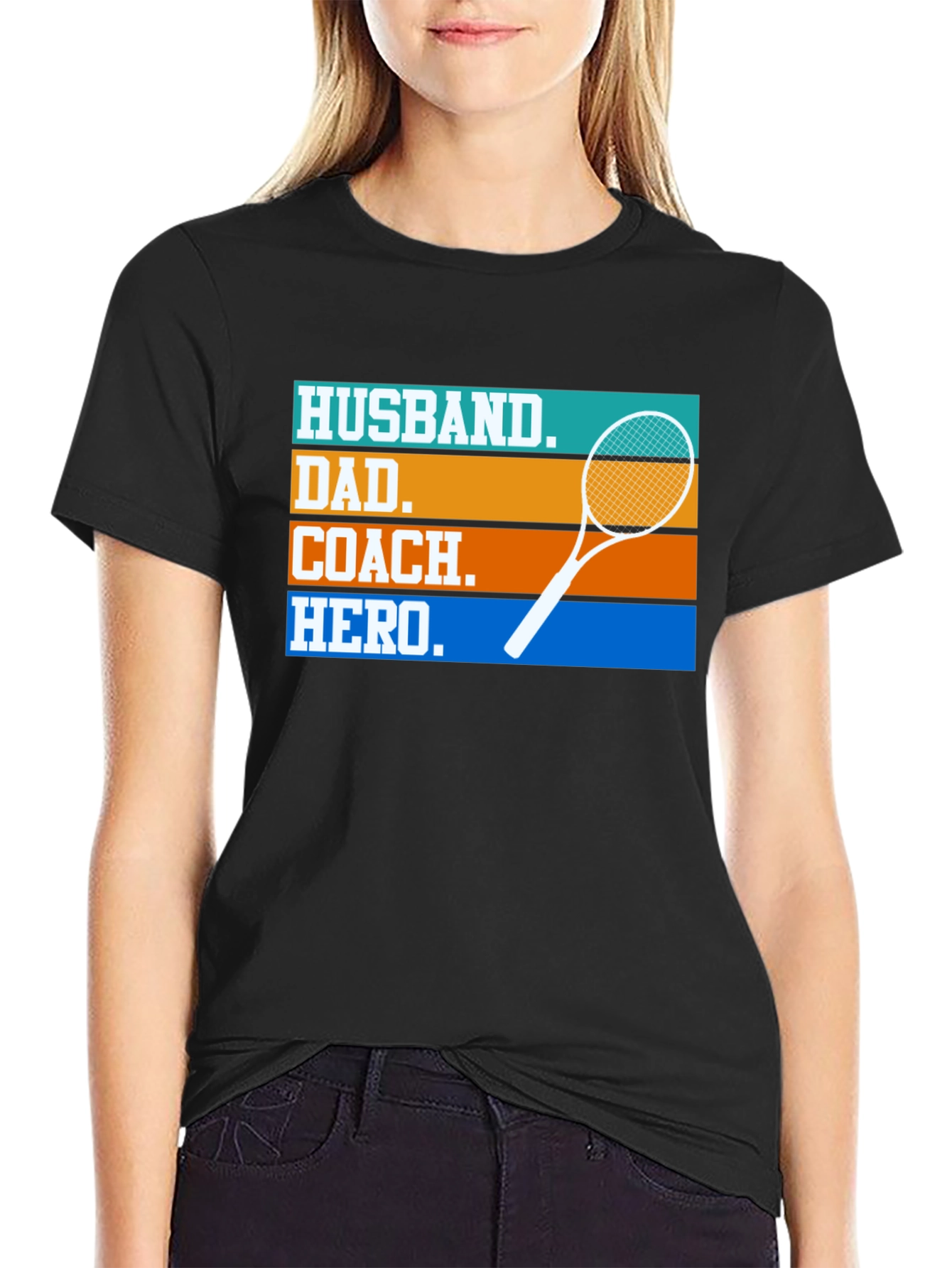 Husband Dad Coach Hero T-Shirt
