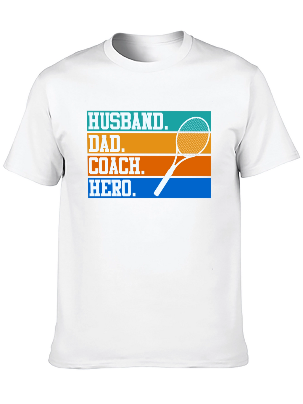 Husband Dad Coach Hero T-Shirt