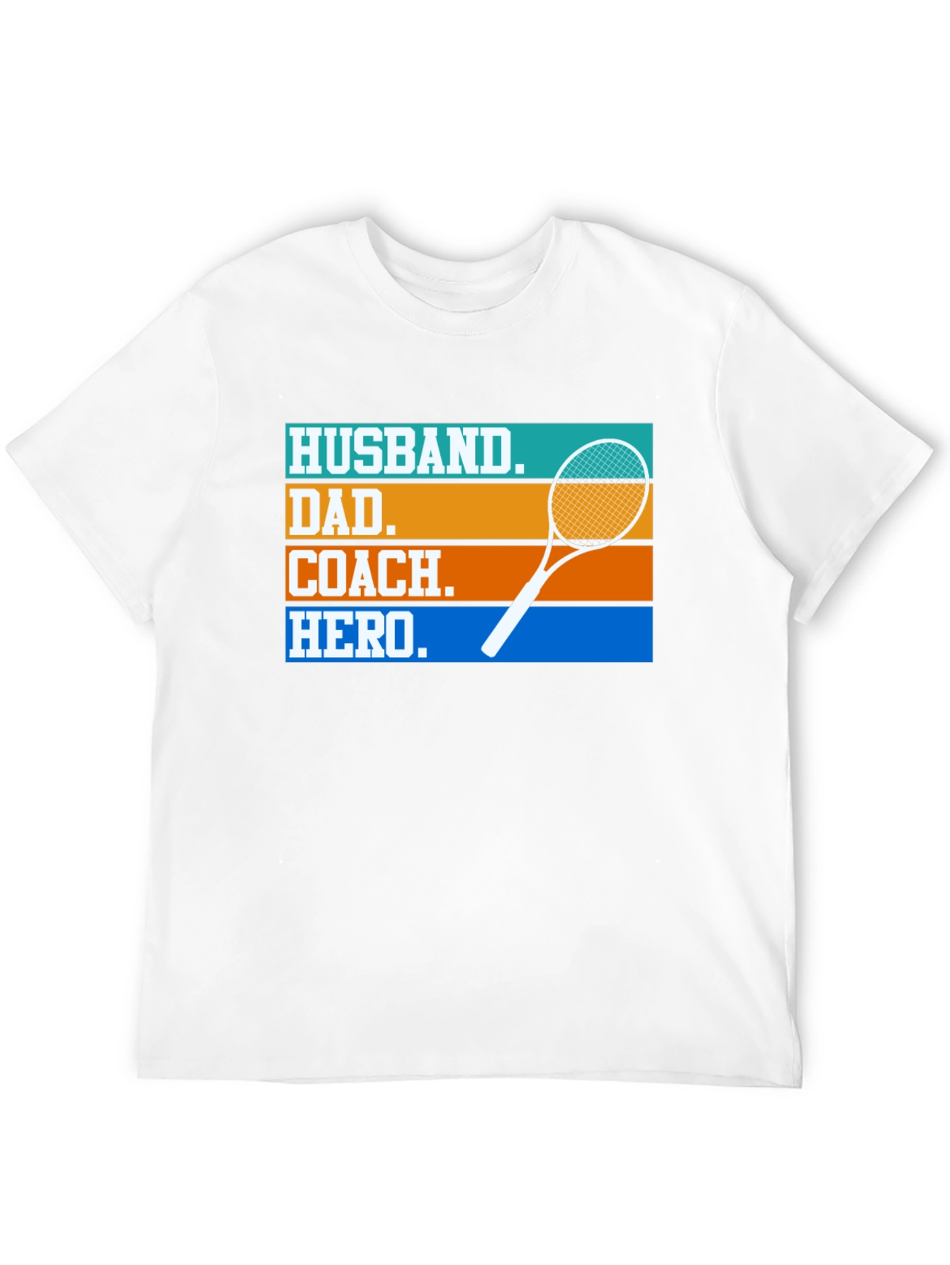 Husband Dad Coach Hero T-Shirt